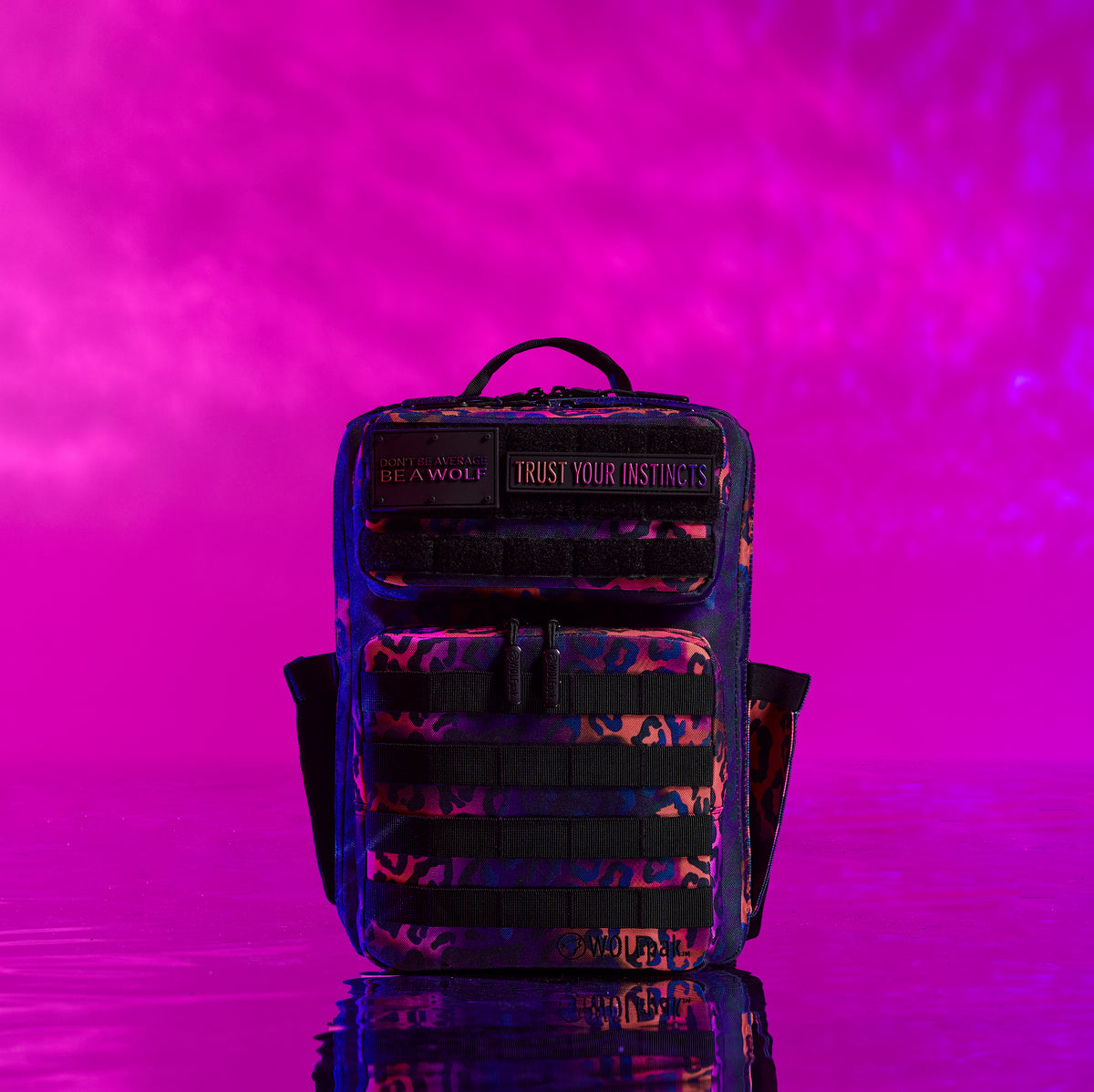 15L Backpack Neon Leopard