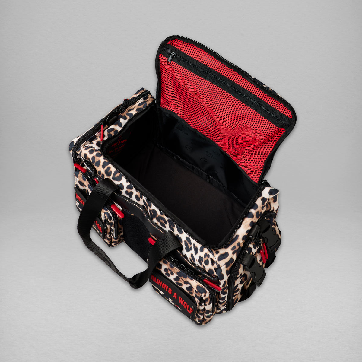 30L Perfect Duffle Bag Savage Red Leopard