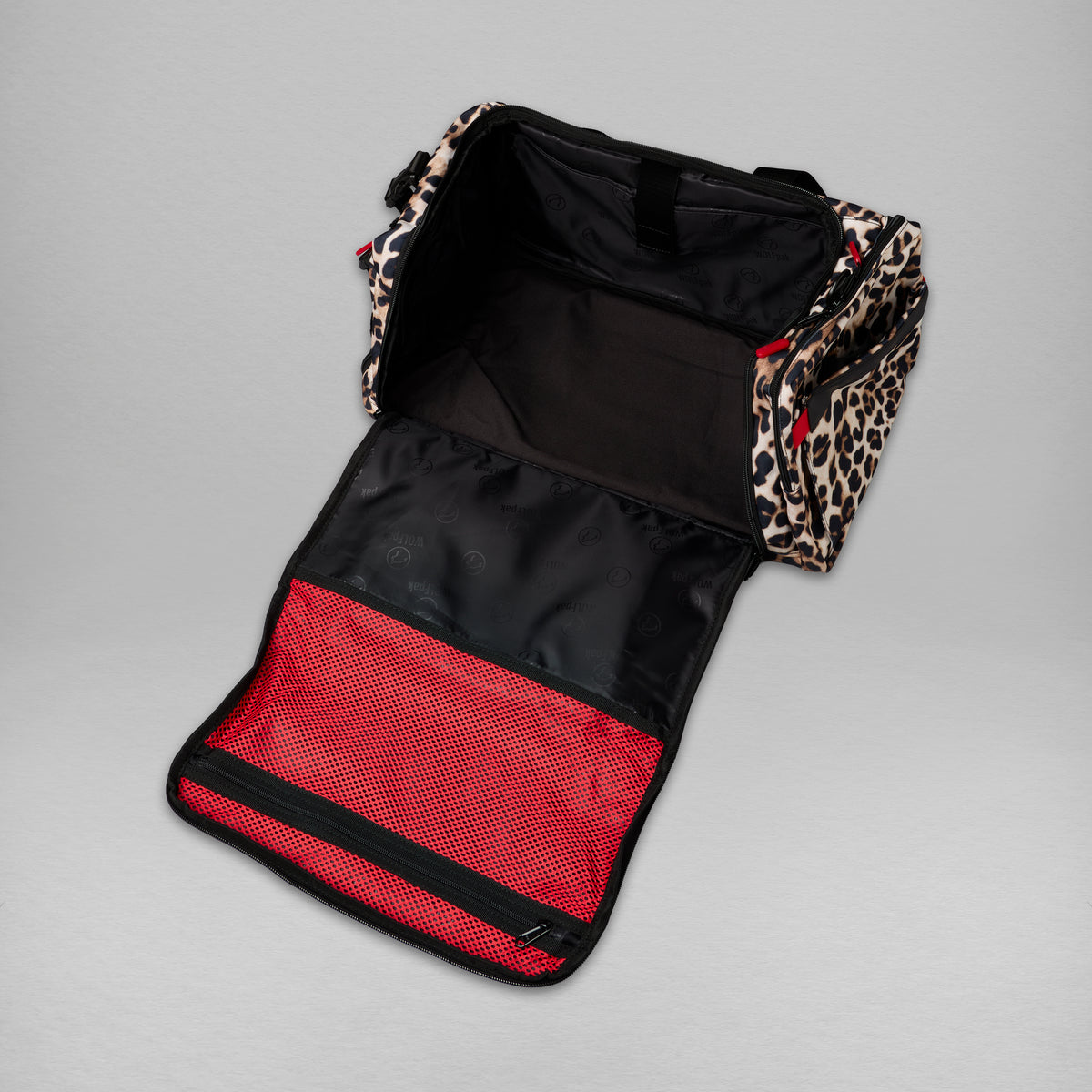 30L Perfect Duffle Bag Savage Red Leopard