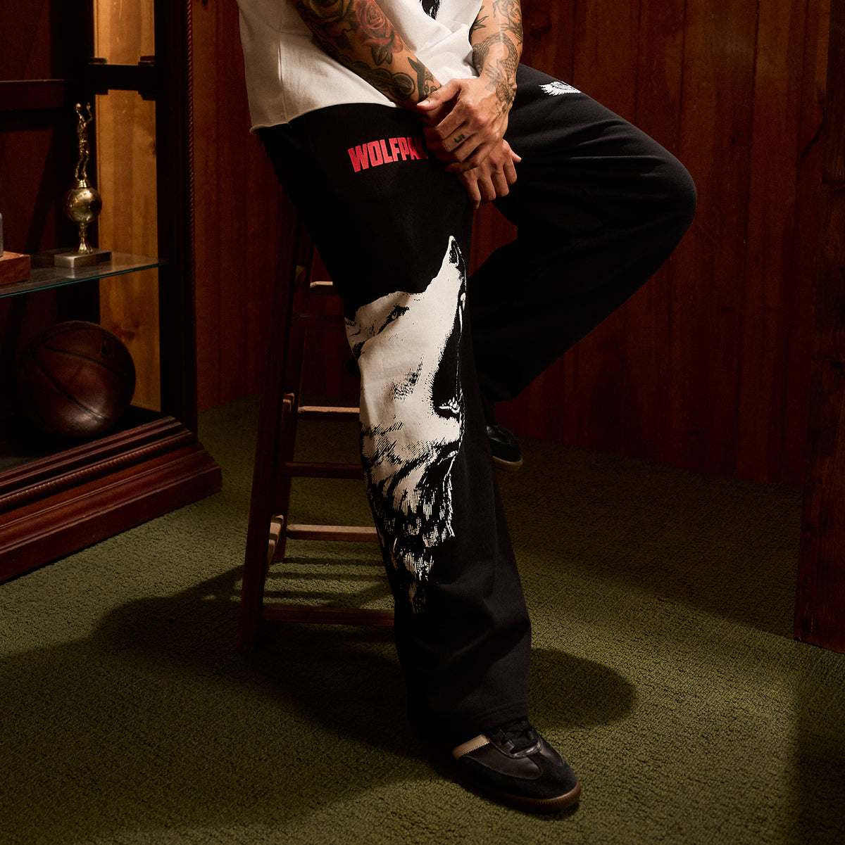 We Are Red Wide Leg Sweat Pants