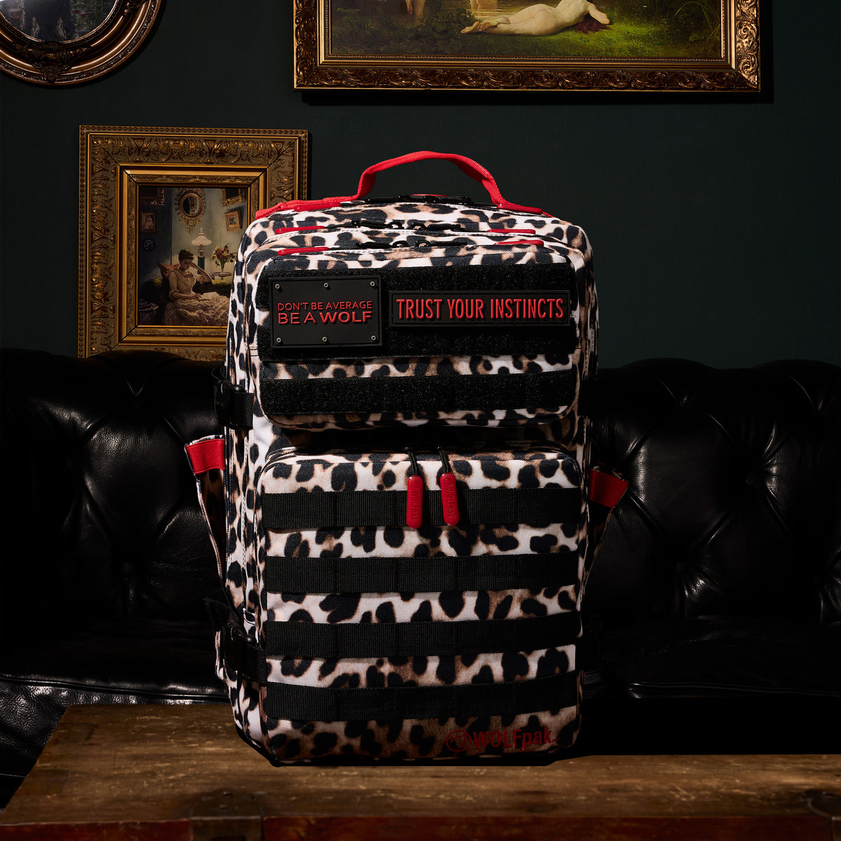 Savage Red Leopard Daypak Duo Bundle (Ships 10/21)