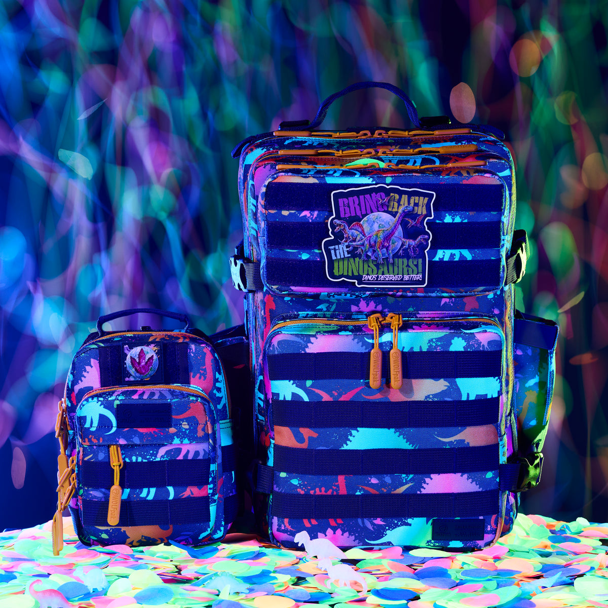 Neon Dino Daypak Duo Bundle