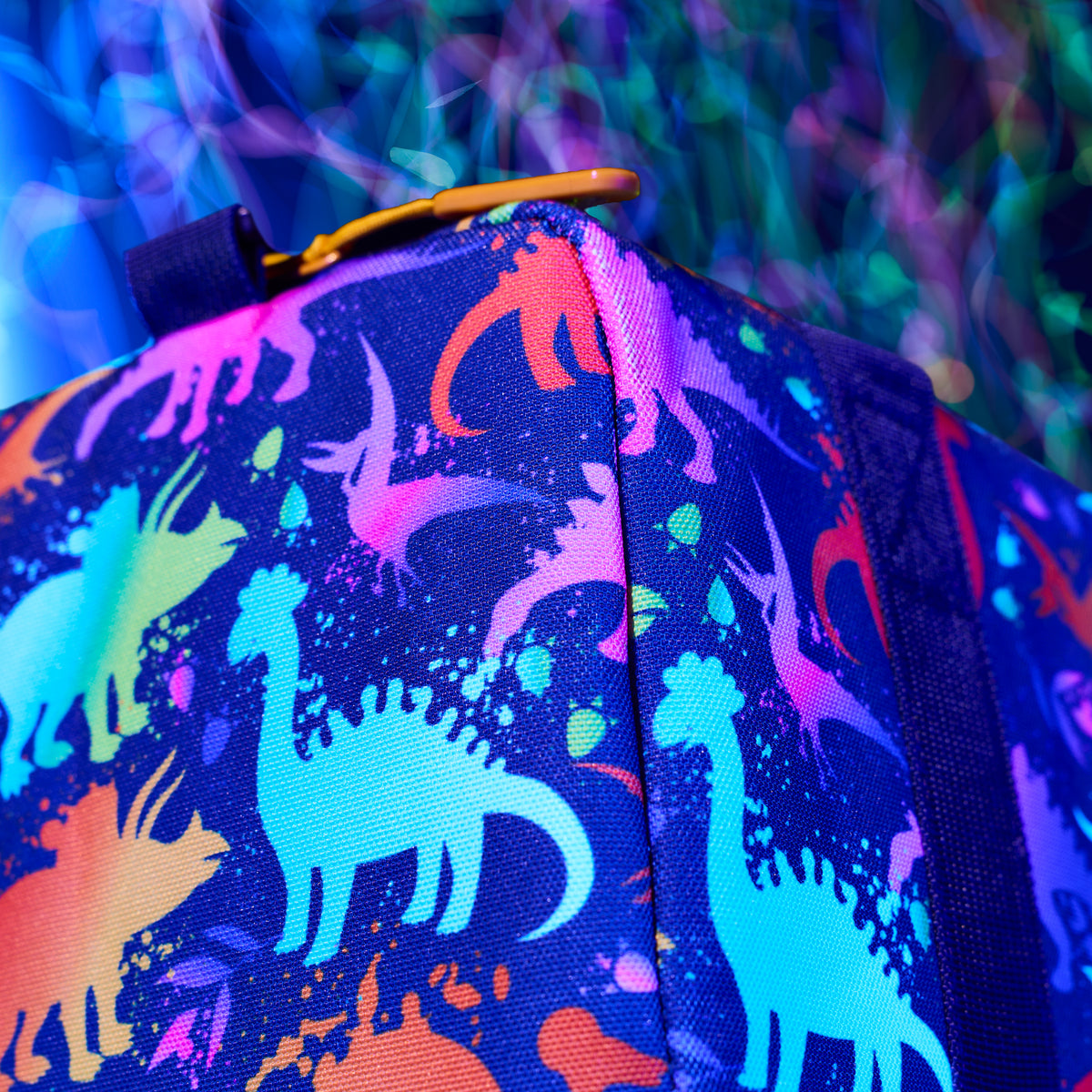 11L Active Duffle Mini Script Neon Dino