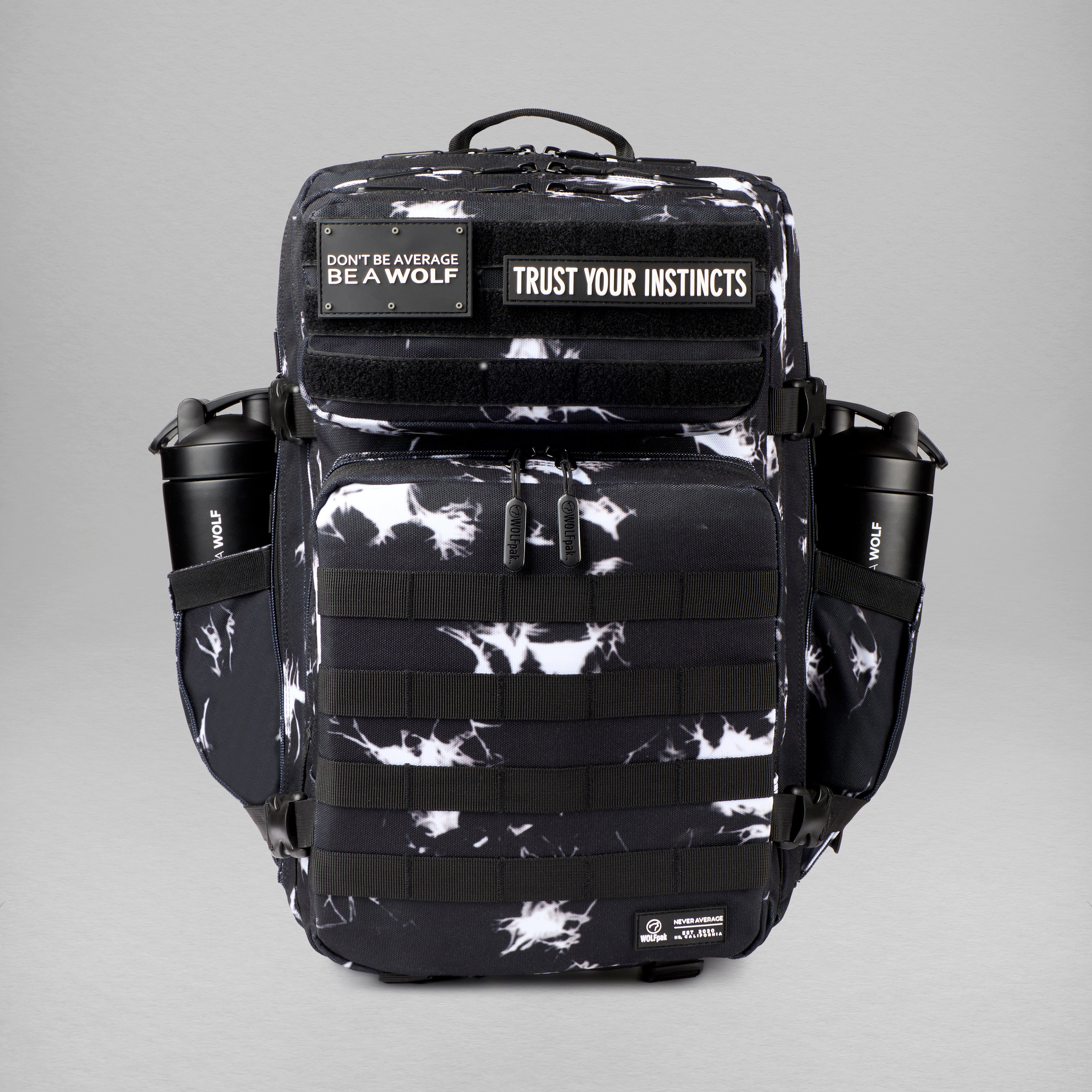 45L Backpack Black Lightning