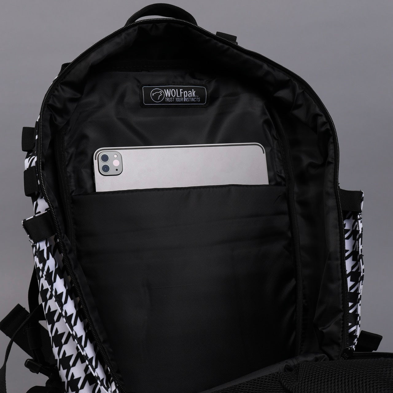 Sac à dos 35L pied-de-poule