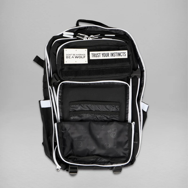 A front pocket, full width