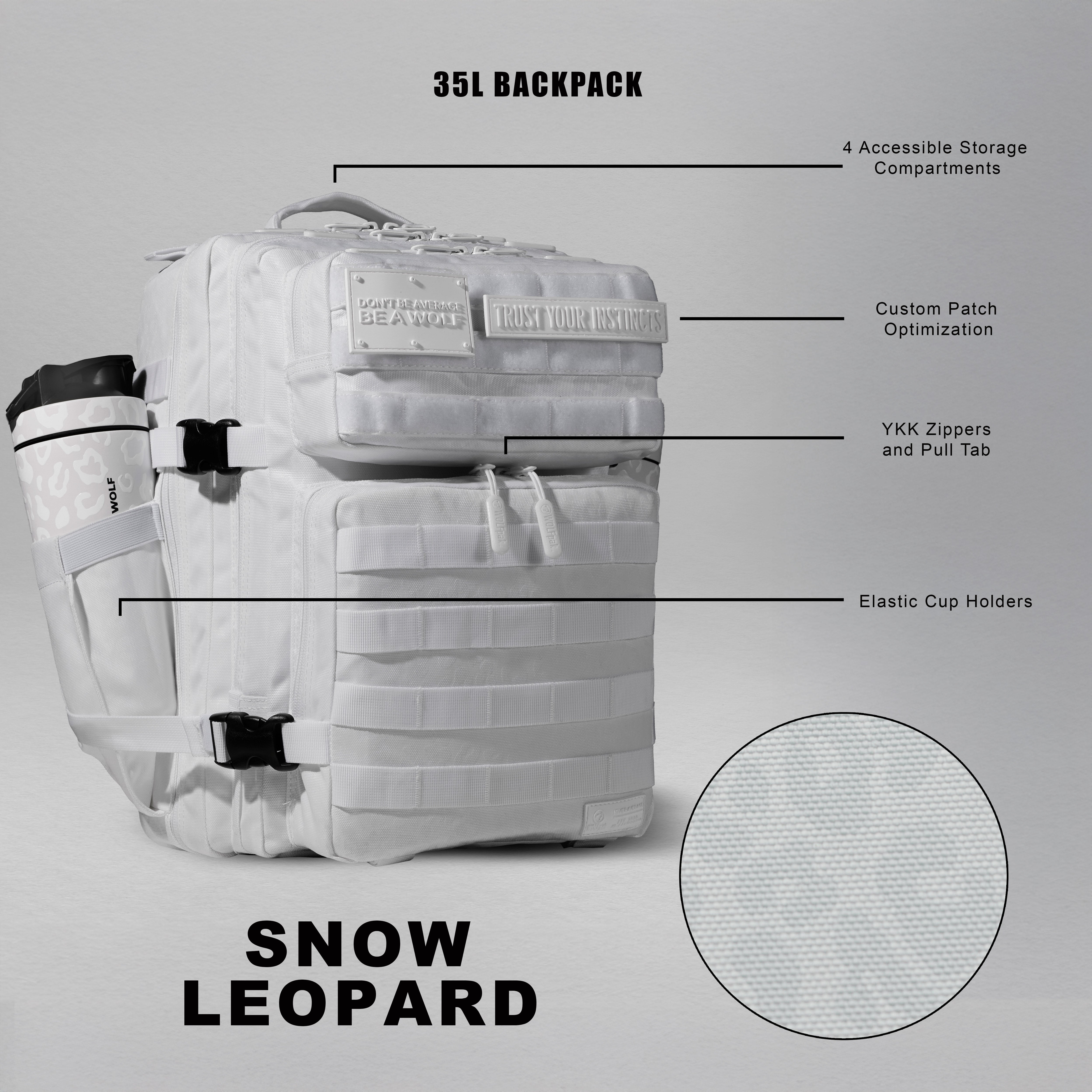 35L Backpack Snow Leopard