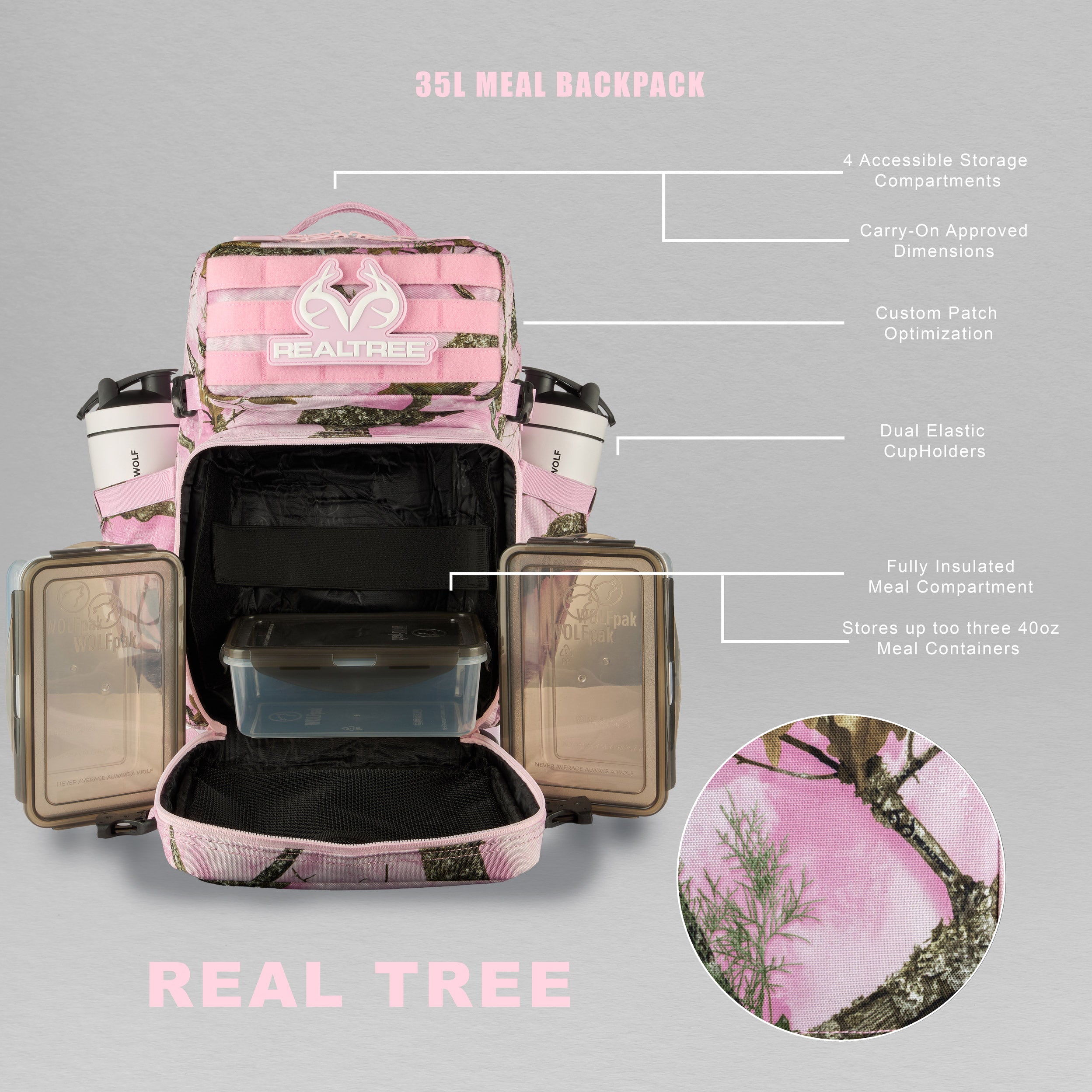 35L Realtree APX Flushing Pink Meal Prep Management PREVIEW