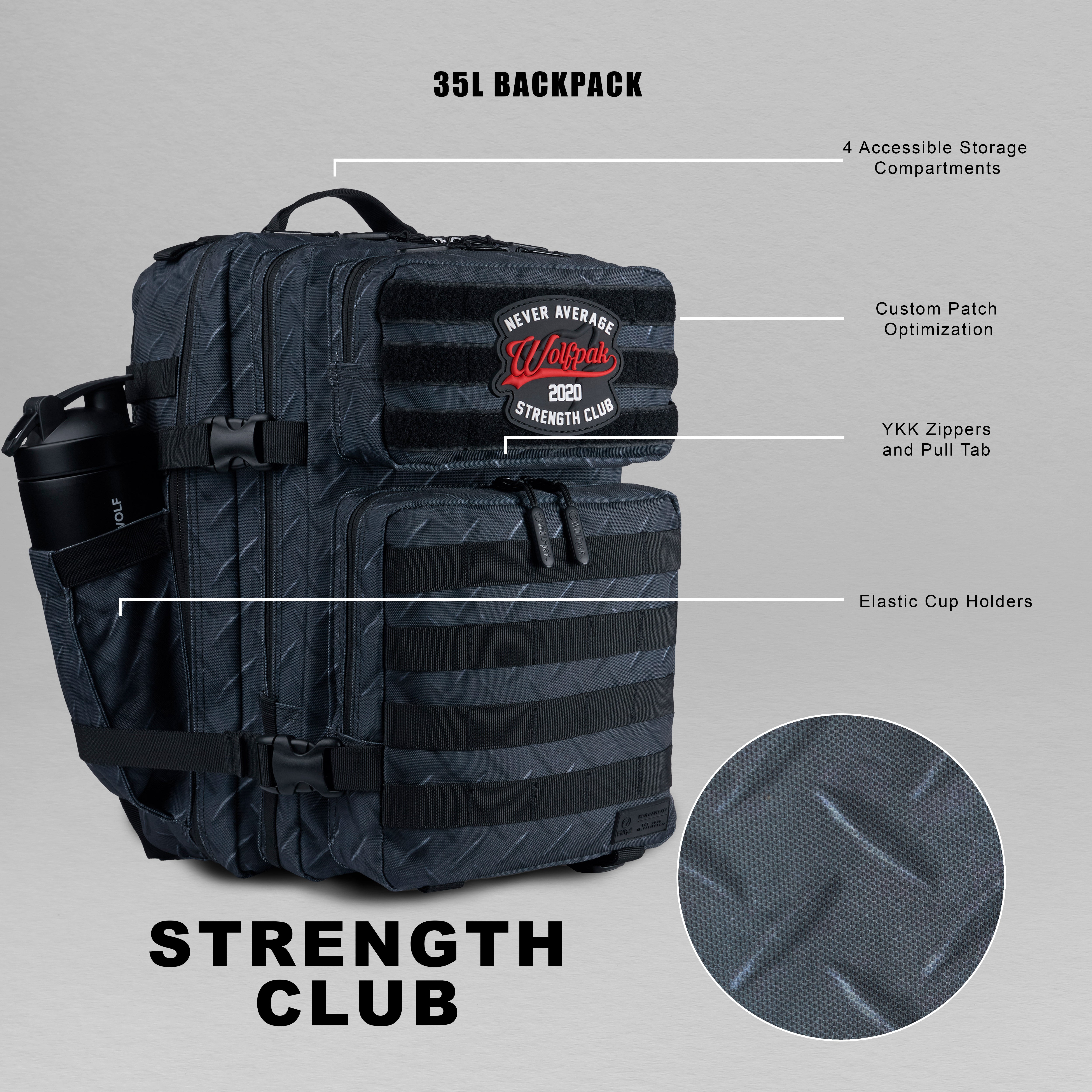 35L Backpack Strength Club