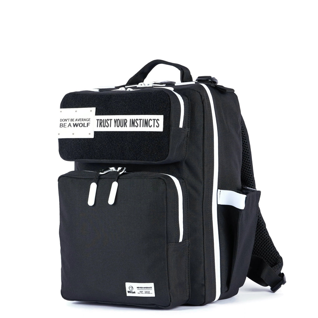 15L Backpack Alpha Black White Accents