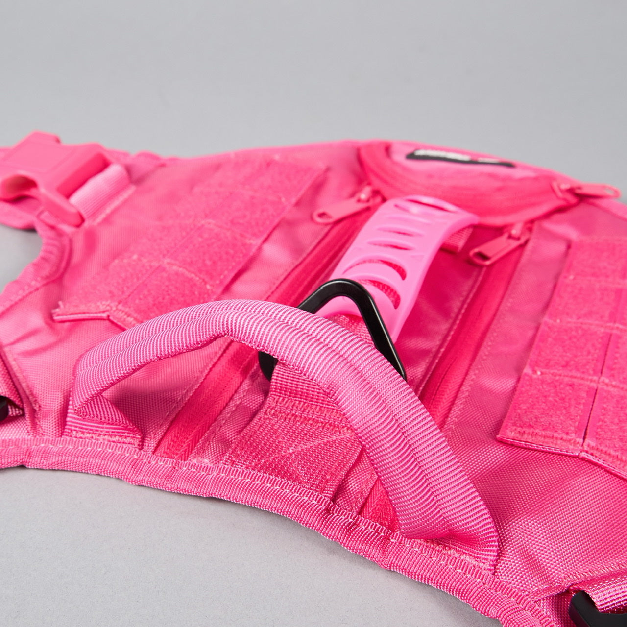 Neon Pink Tactical Dog Vest Harness