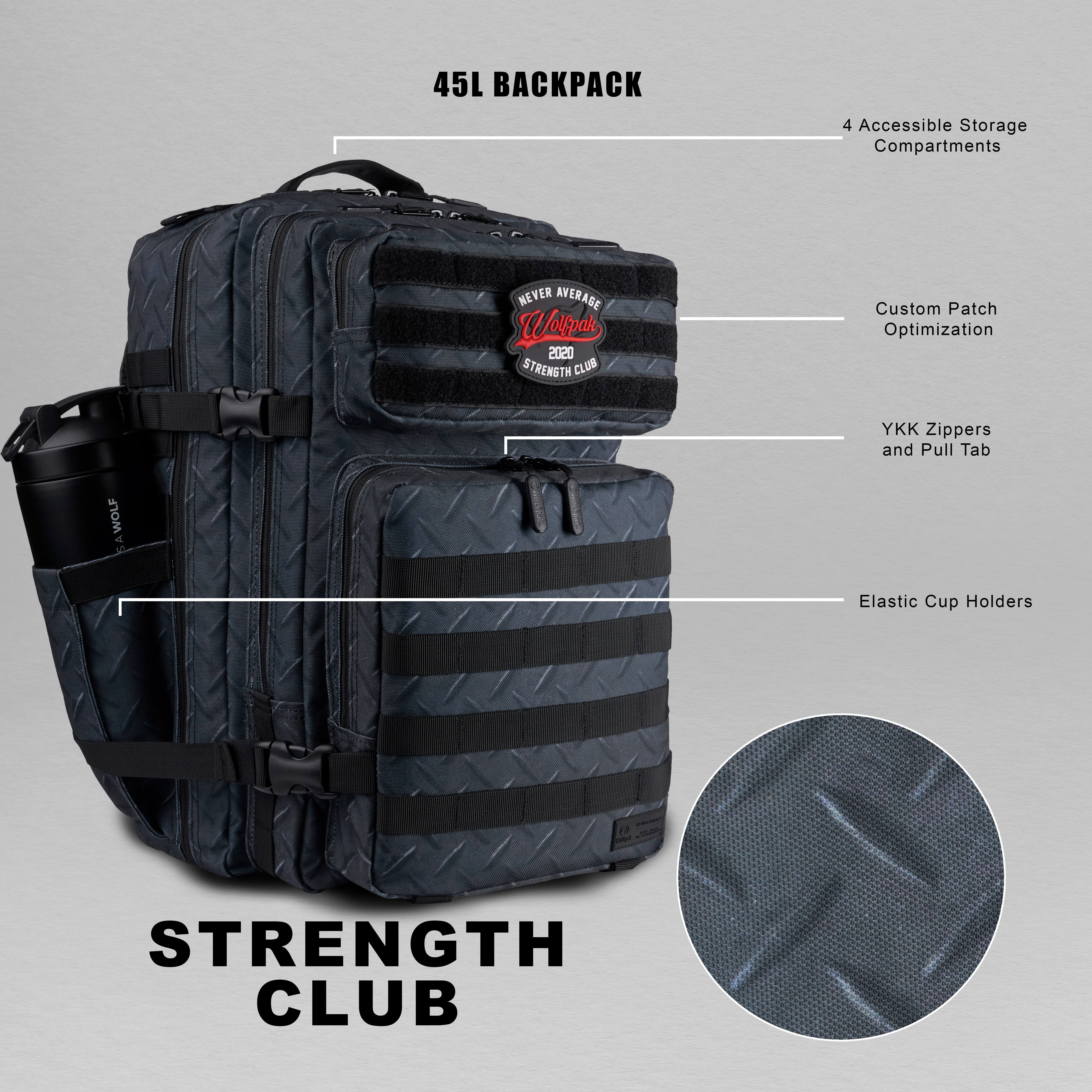 45L Backpack Strength Club