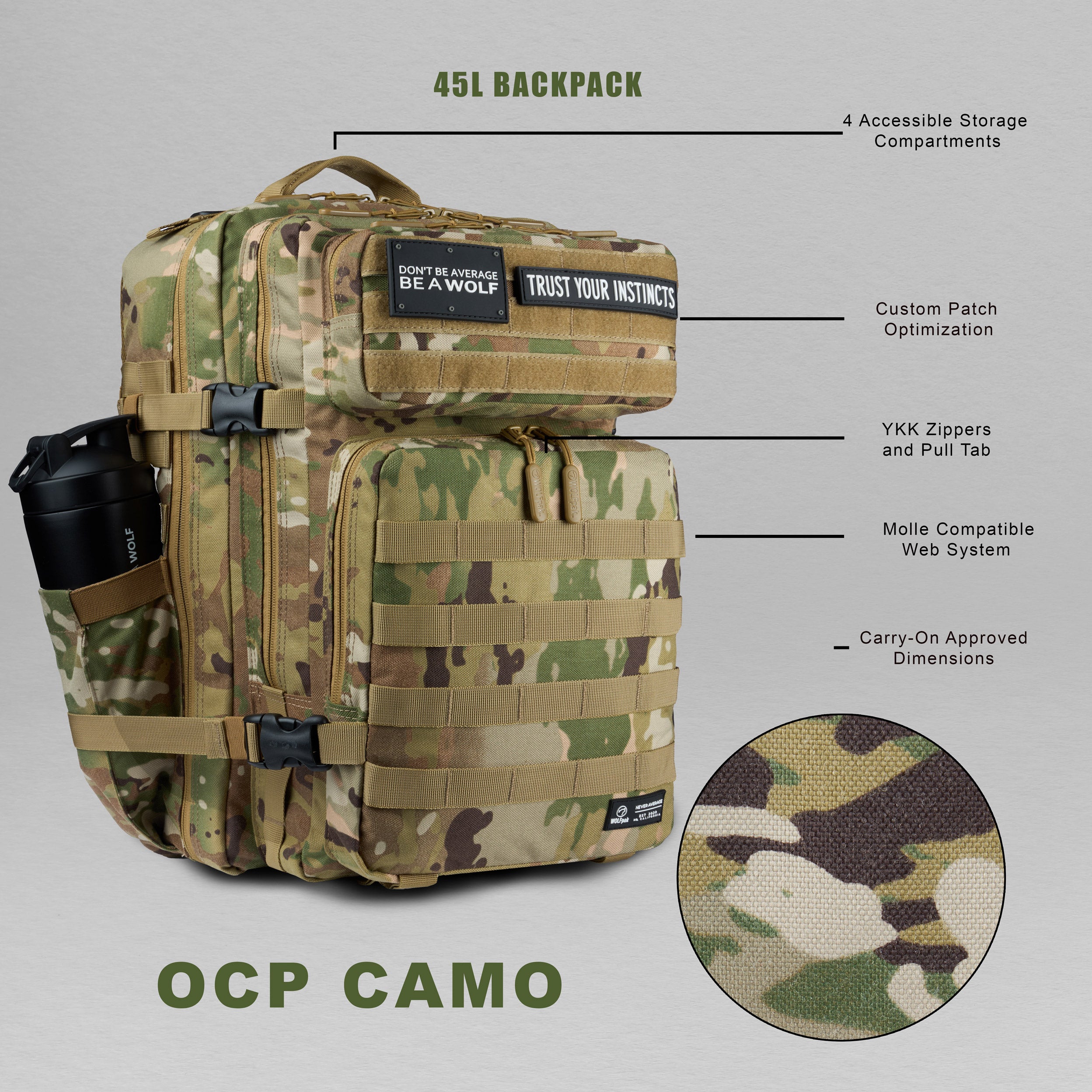 45L Backpack OCP Camo