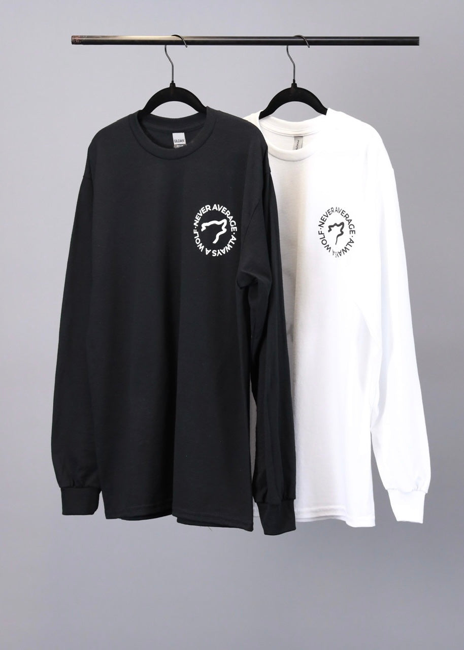 Never Average Long Sleeve T-Shirt