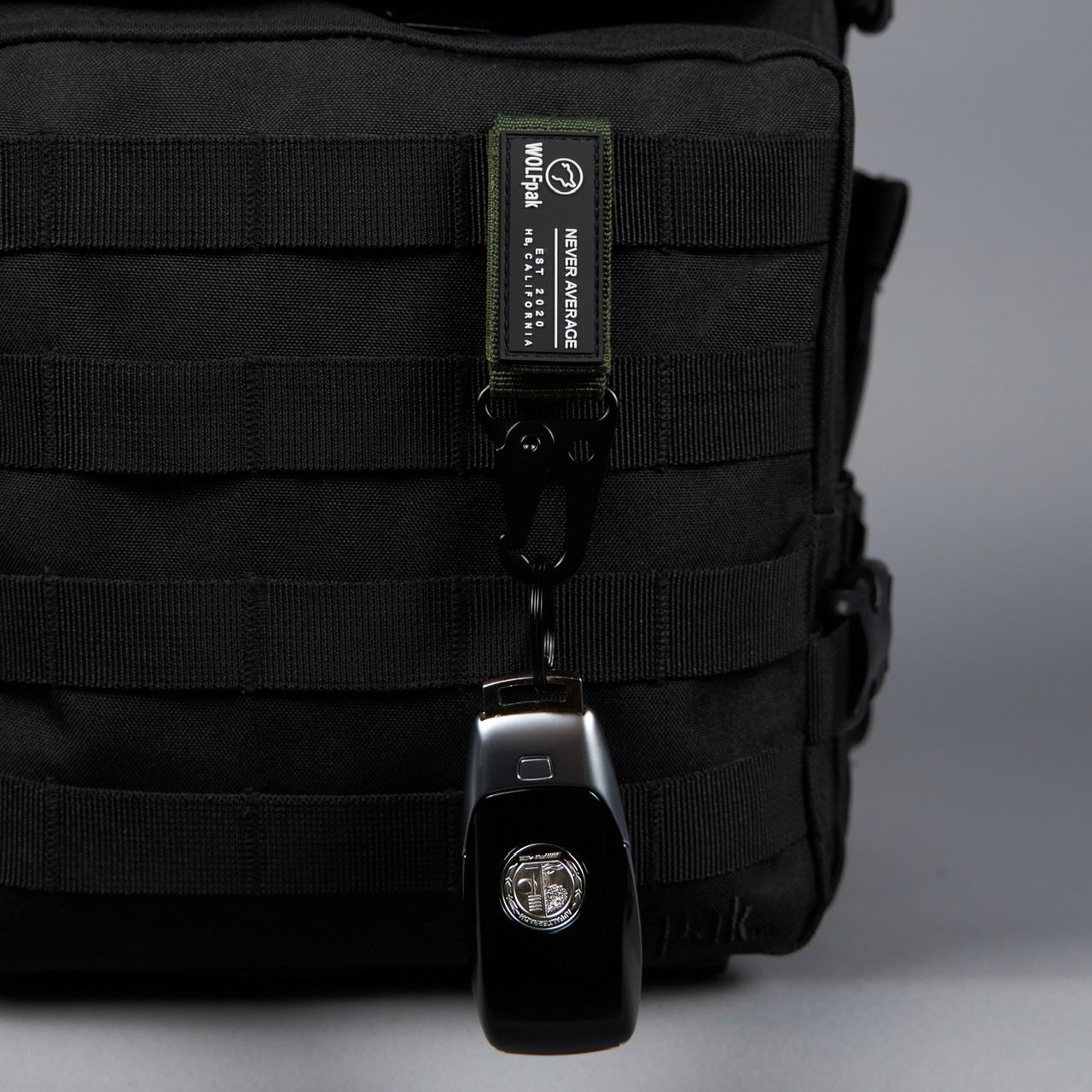 Multi-Functional Nylon Key Chain OD Green