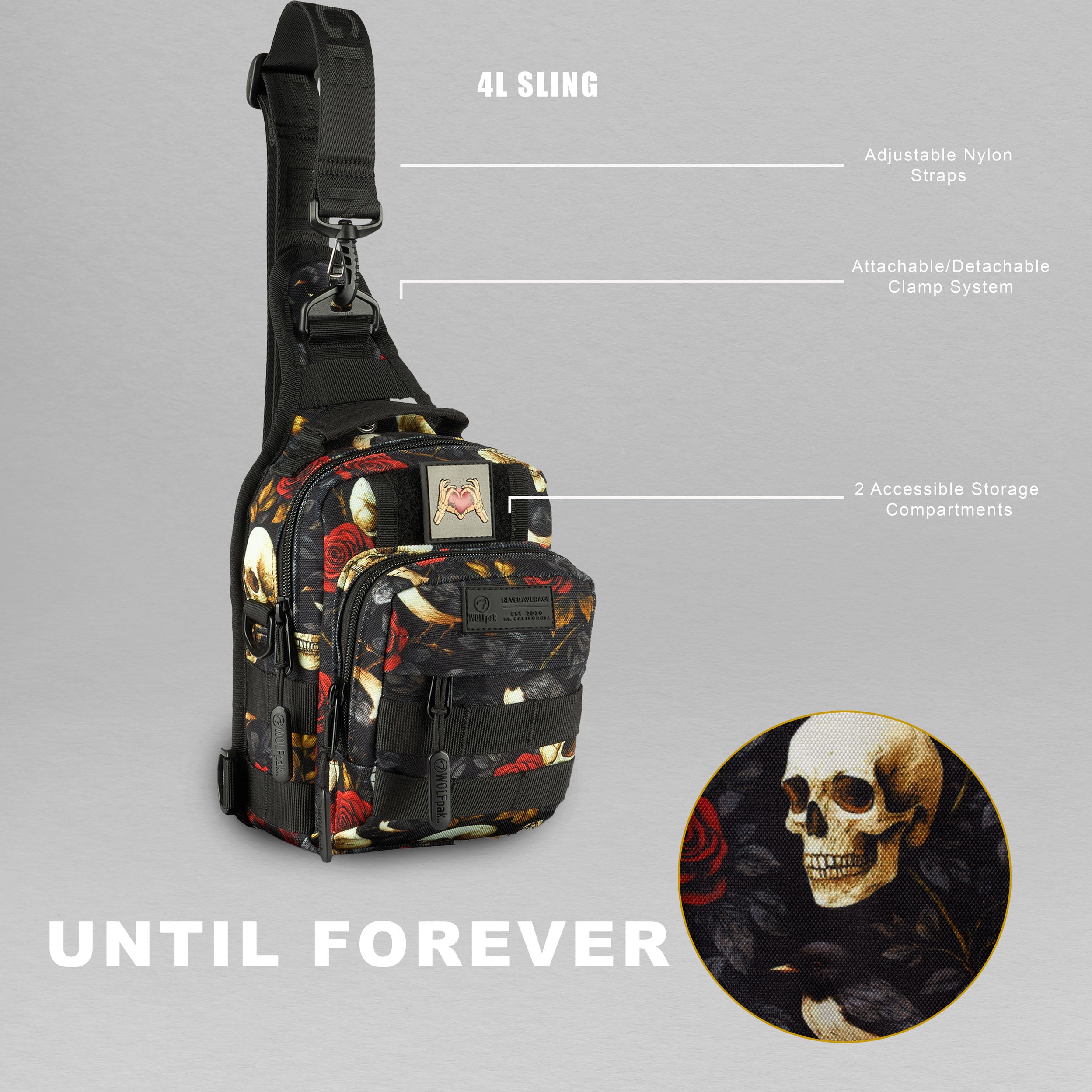 4L Mini Tactical Sling Bag Until Forever PREVIEW