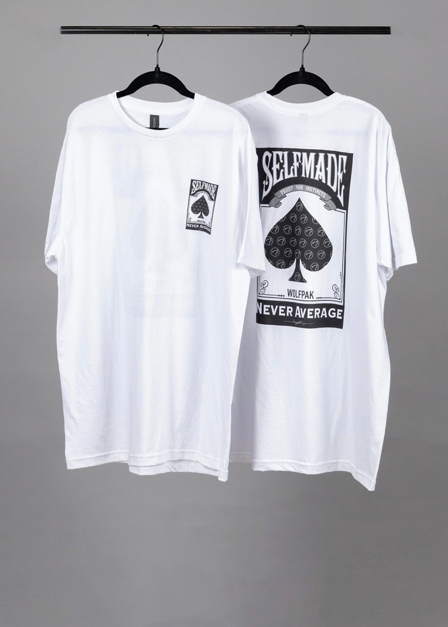 T-shirt auto-fabriqué jamais moyen