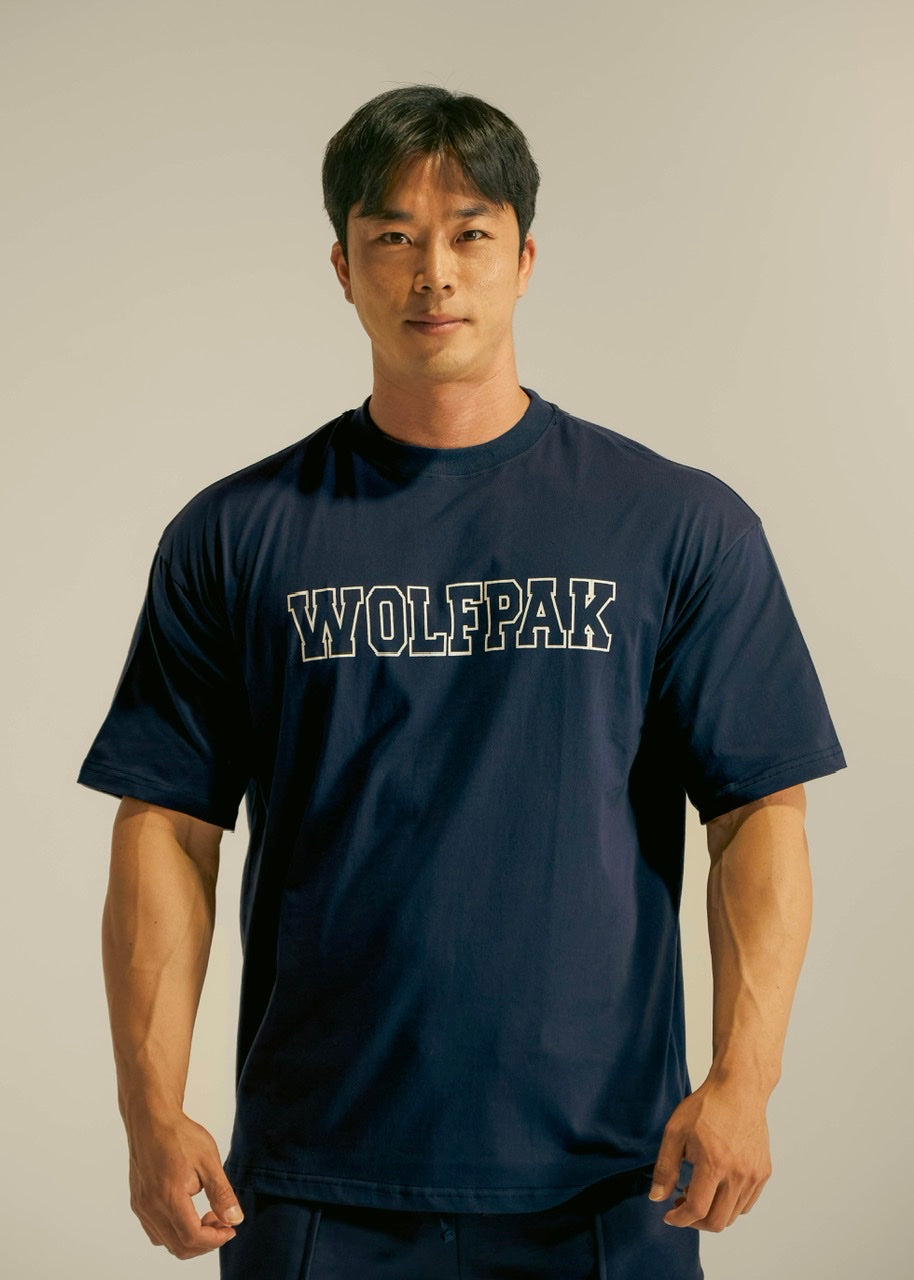 T-shirt universitaire pour homme Bleu universitaire