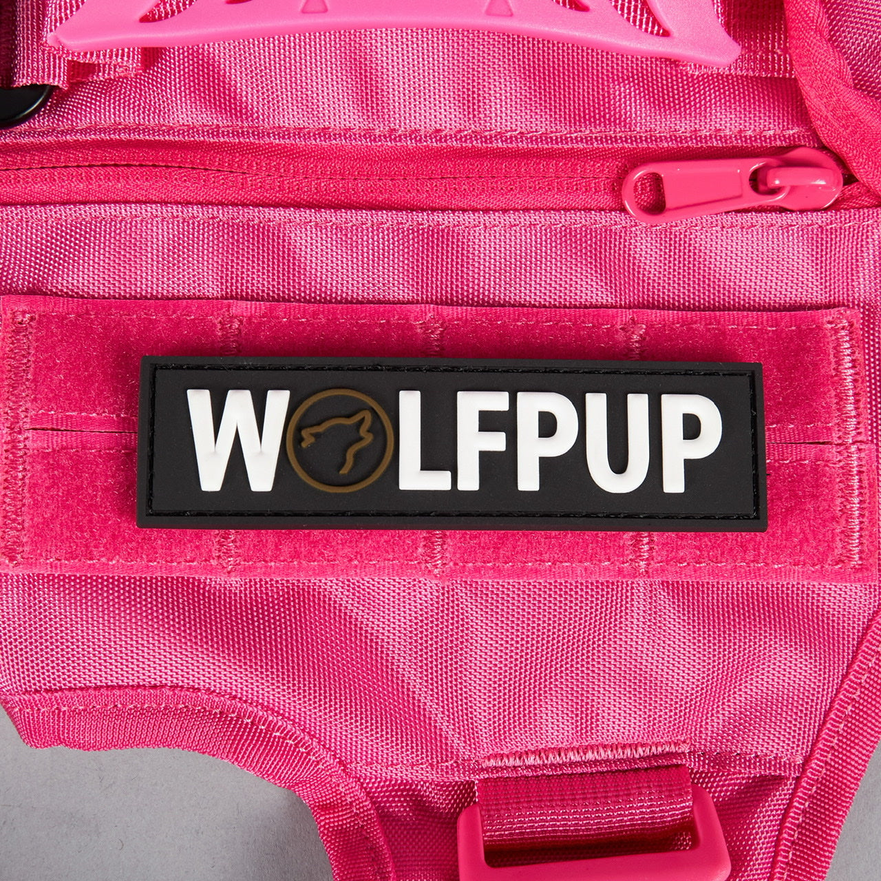 Neon Pink Tactical Dog Vest Harness