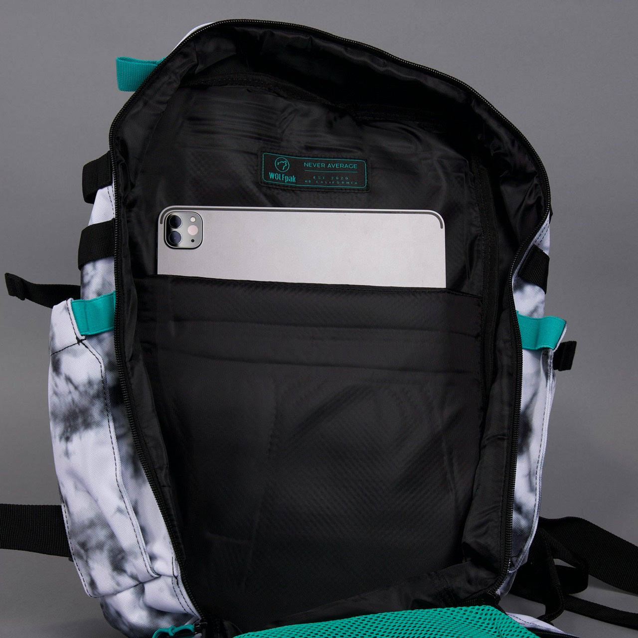 35L Backpack Timber Wolf Aqua Goddess