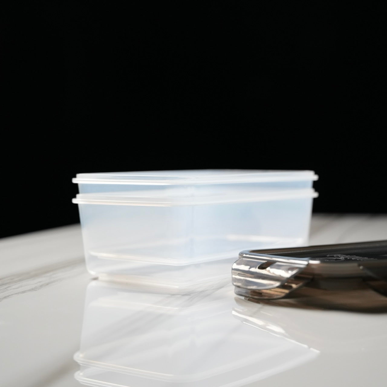 Recipientes Grandes para Comida Preparada 40oz (Nuevo Estilo Apilable)