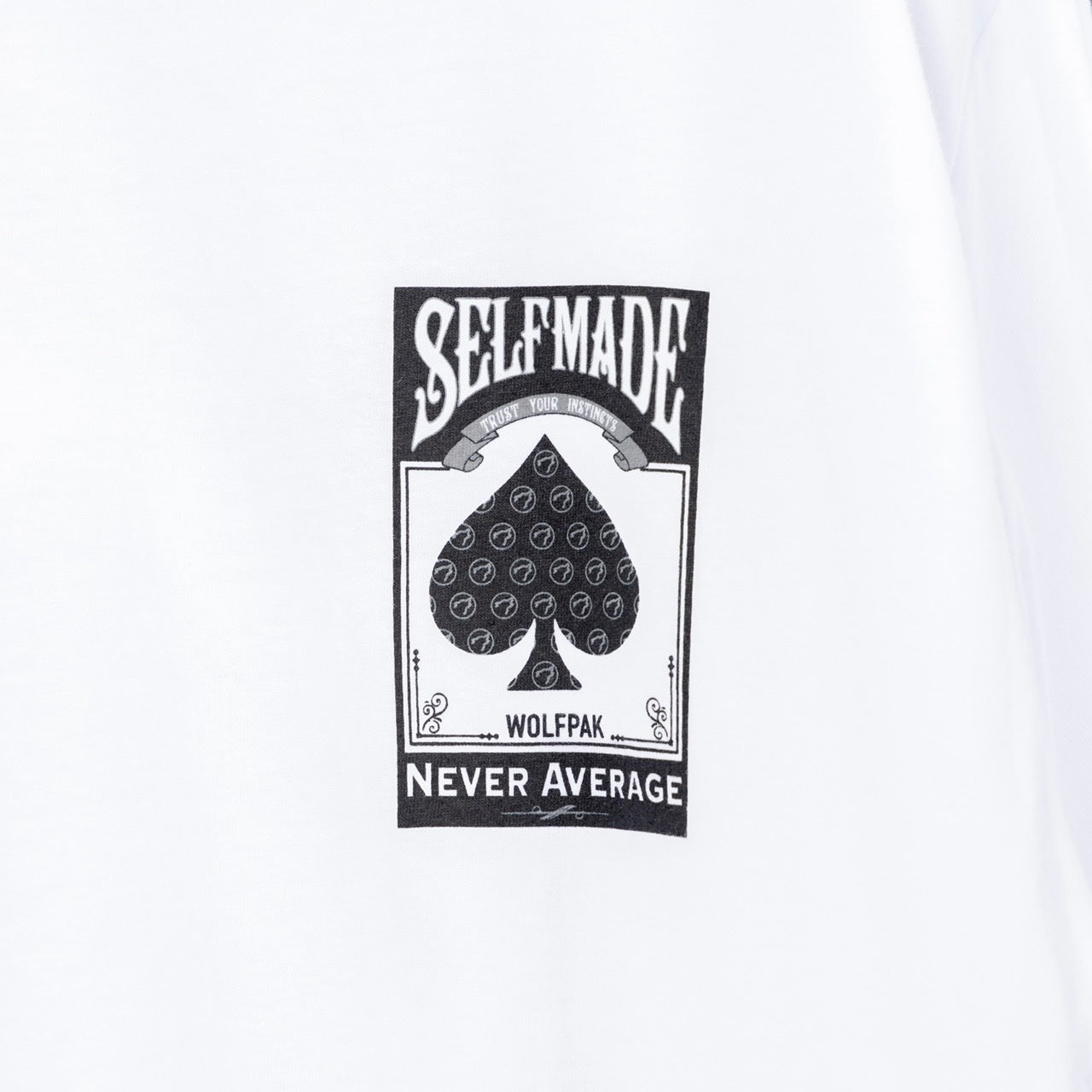 T-shirt auto-fabriqué jamais moyen