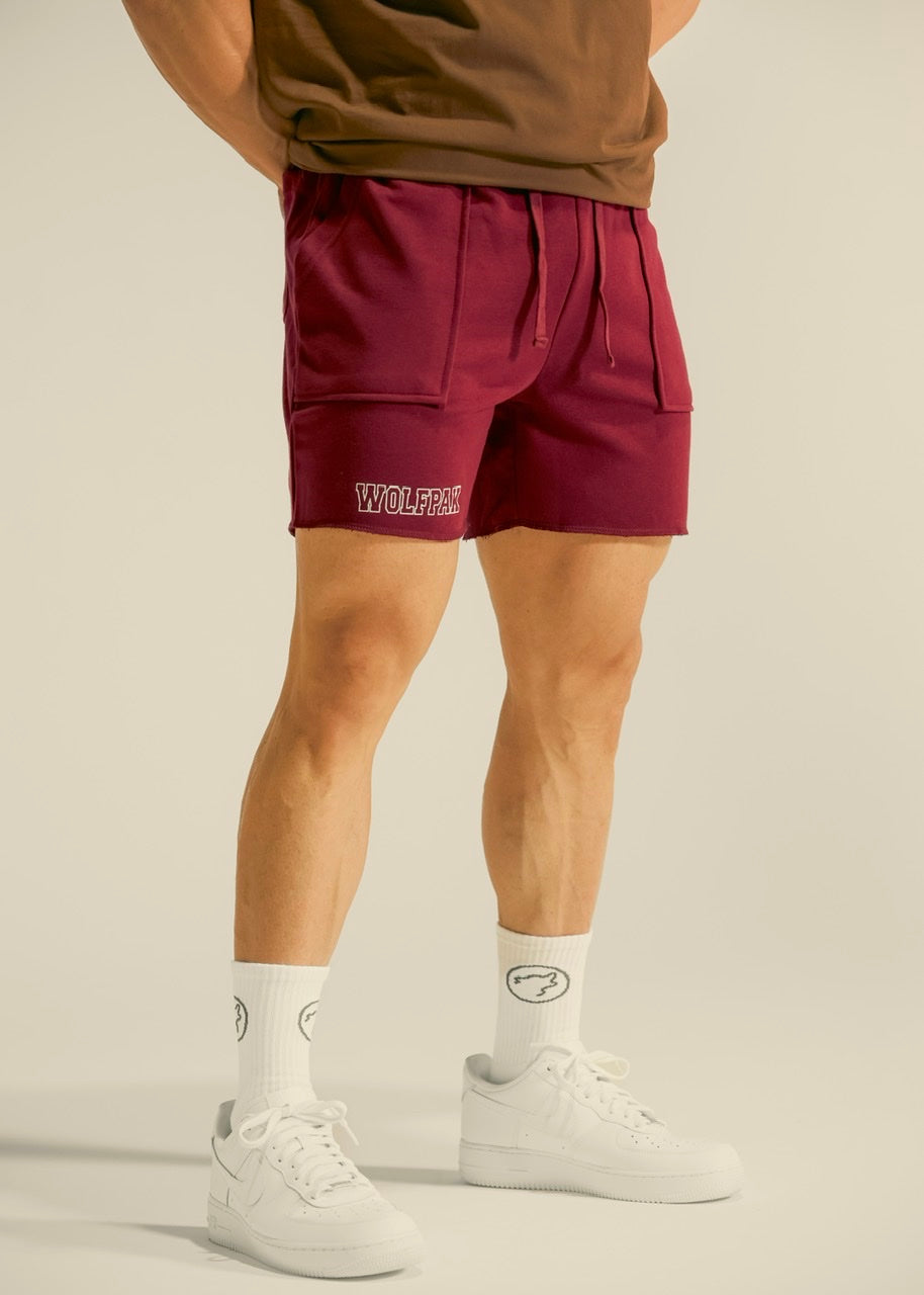 Men's Varsity Shorts Crimson Red