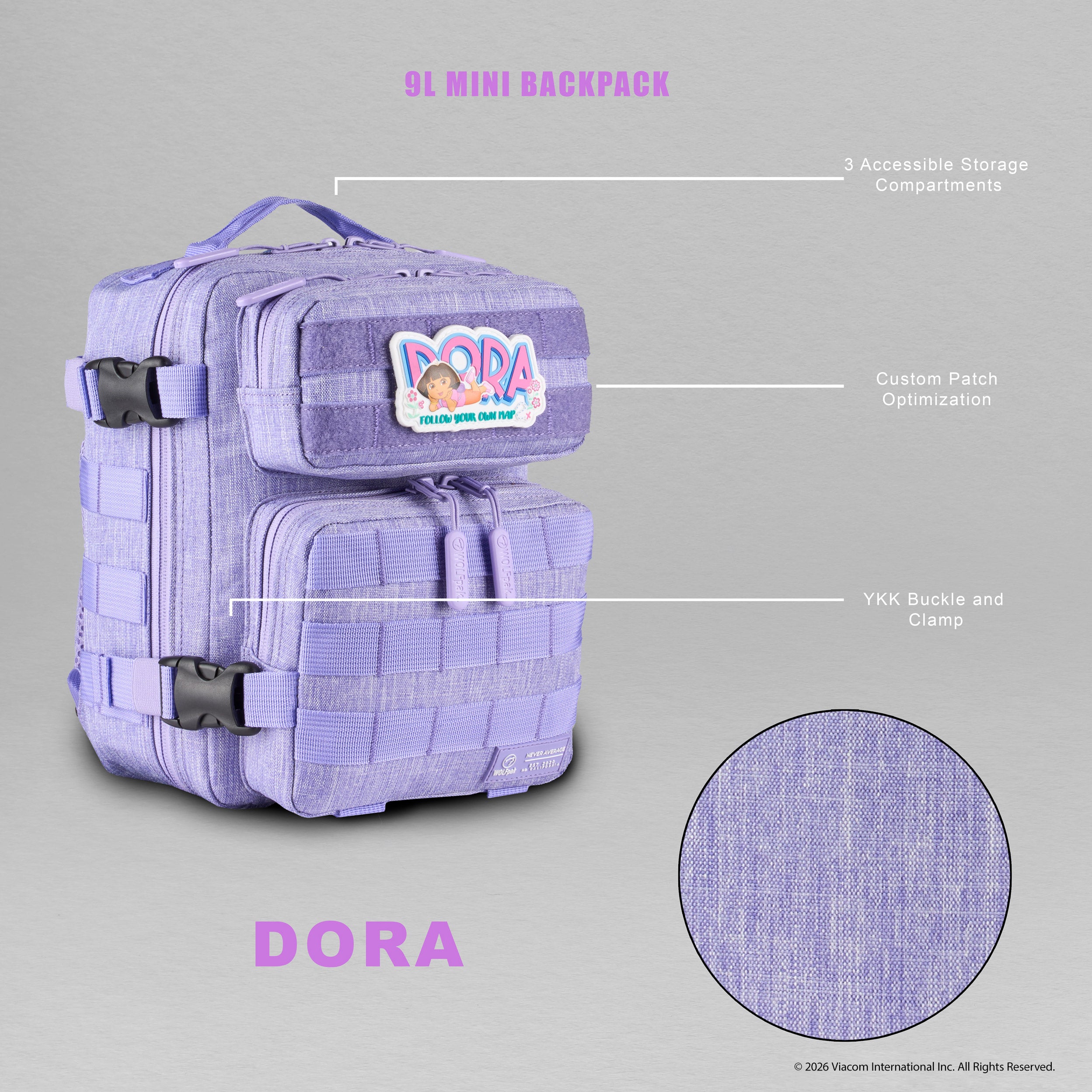 9L Backpack Mini Dora The Explorer PREVIEW