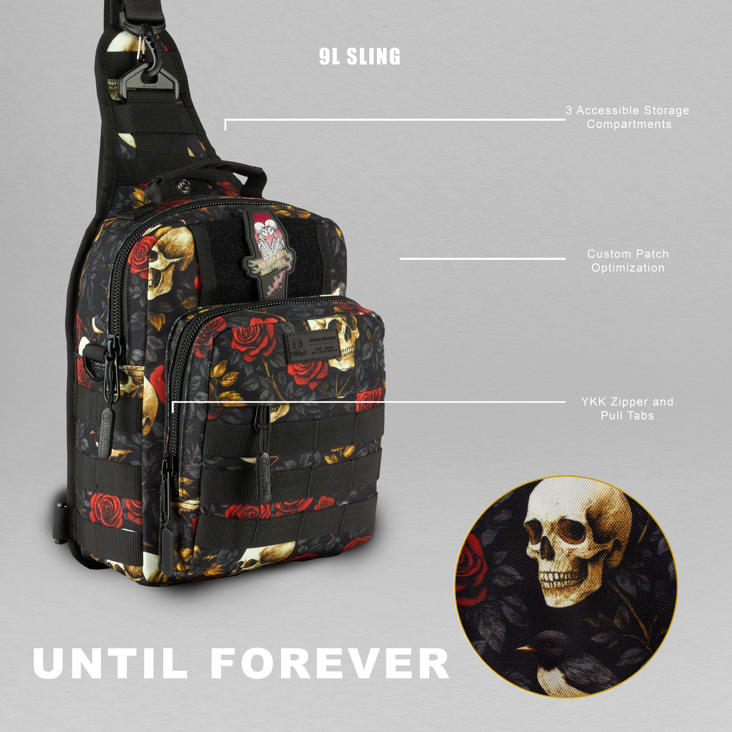 9L Tactical Sling Bag Until Forever PREVIEW