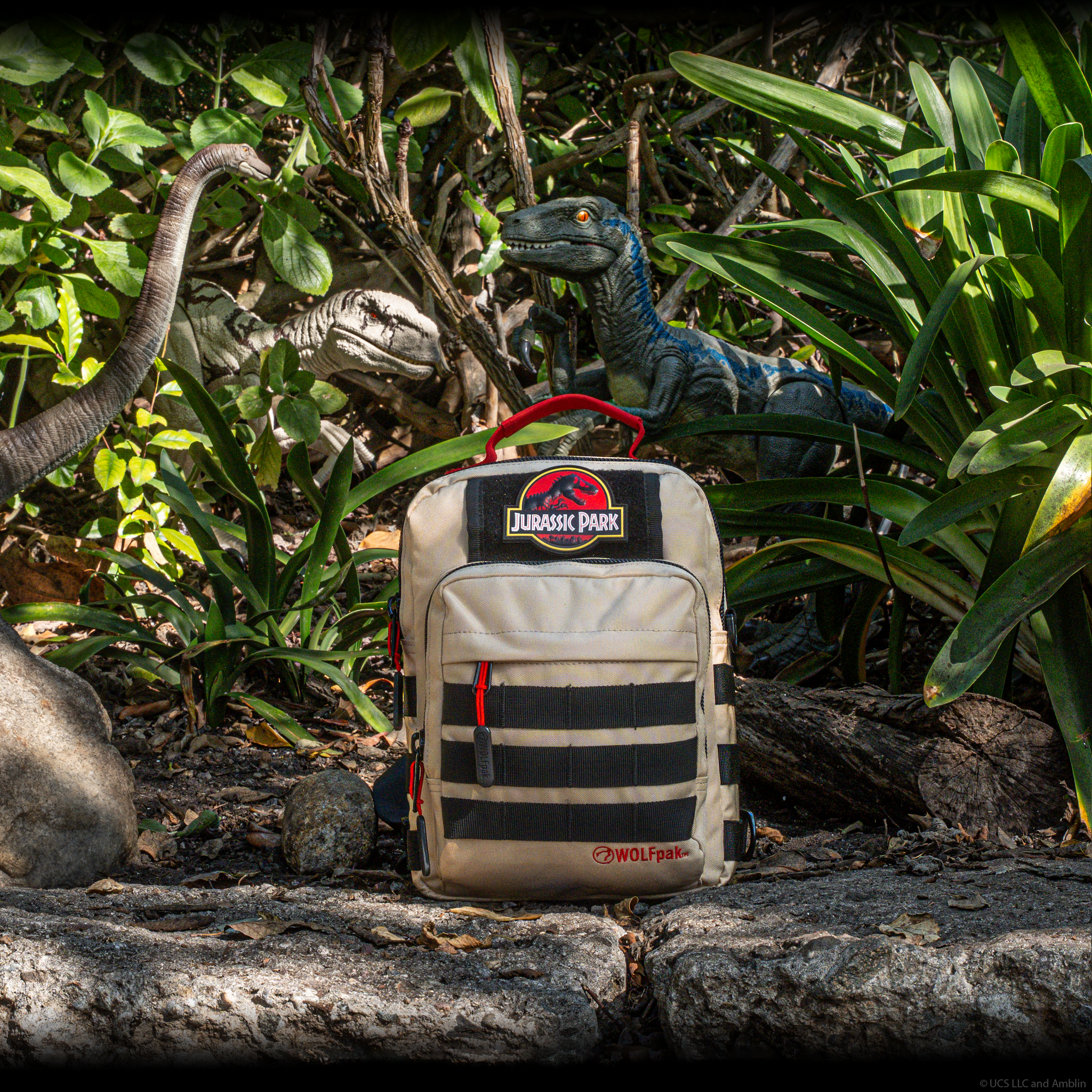 旅行かばん・小分けバッグ WOLF  ASSCHER 9L Tactical Sling Bag Jurassic Park