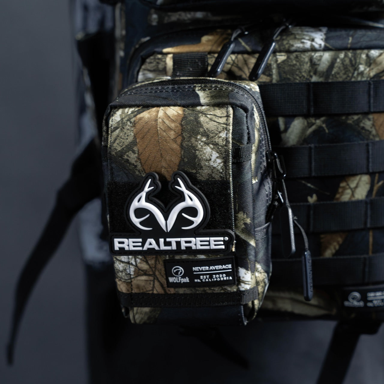 Tactical EDC Pouch Attachment Bag Realtree Edge Black