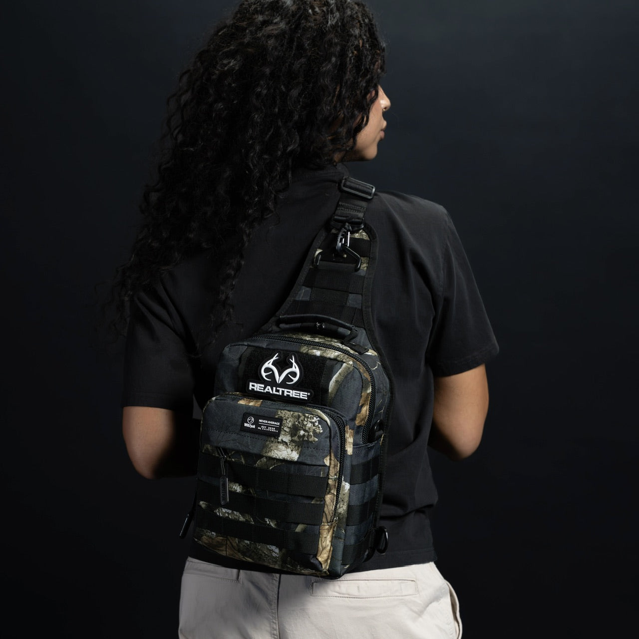 9L Tactical Sling Bag Realtree Edge Black