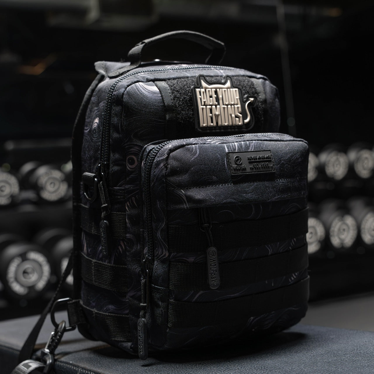 9L Tactical Sling Bag Face Your Demons