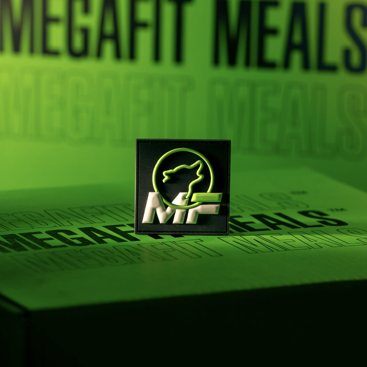 Patch de collaboration MegaFit x WOLFpak