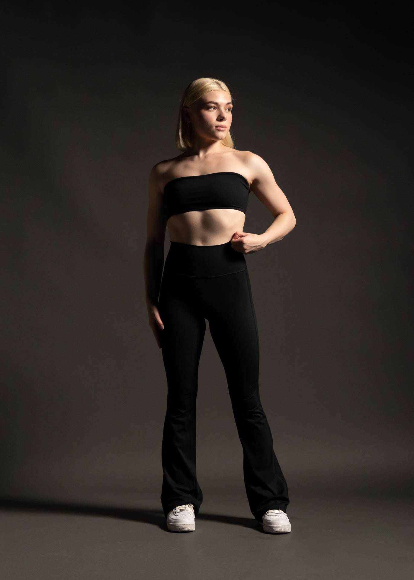 Alpha Black Flare Leggings (SALE)