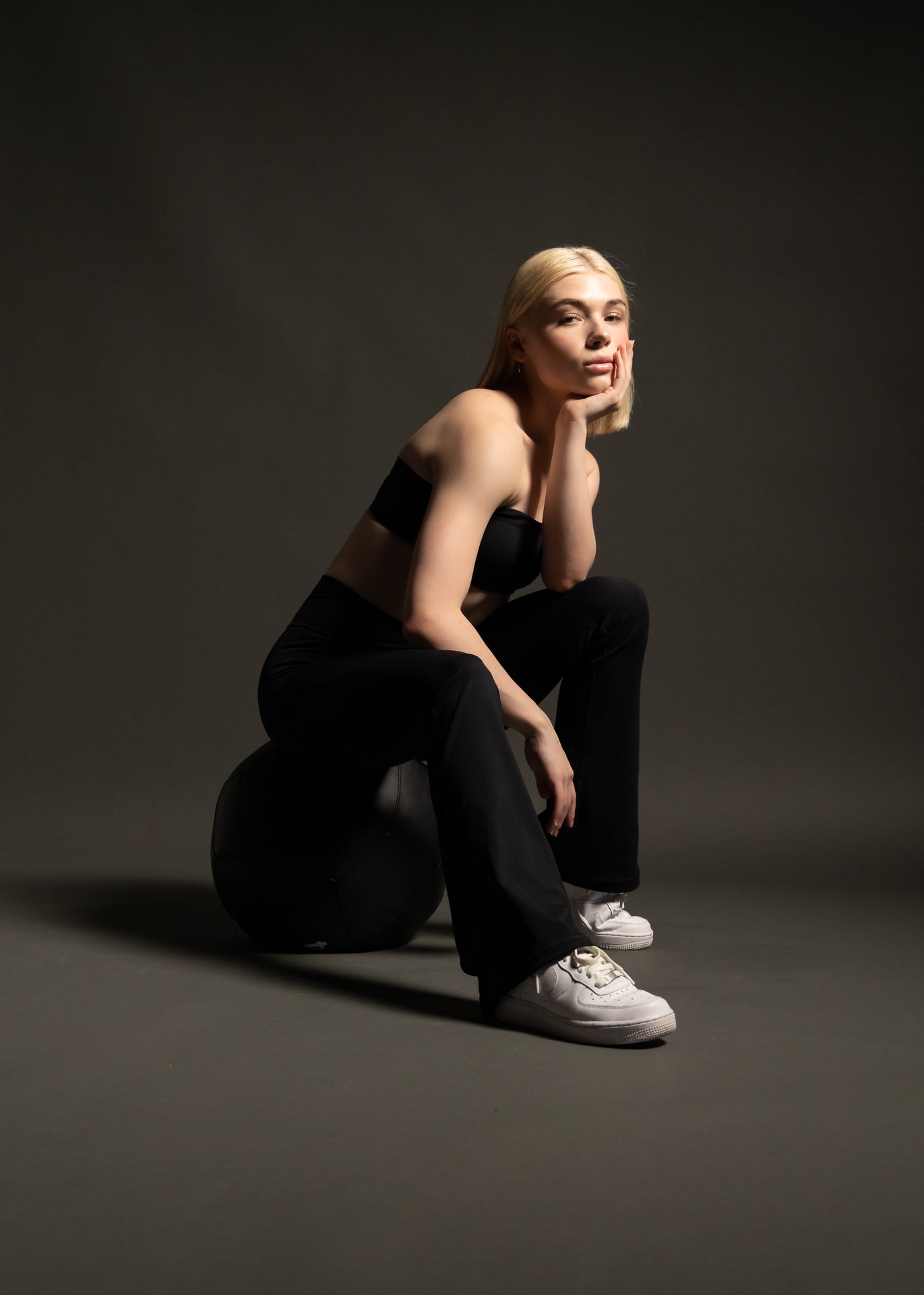 Alpha Black Flare Leggings (SALE)