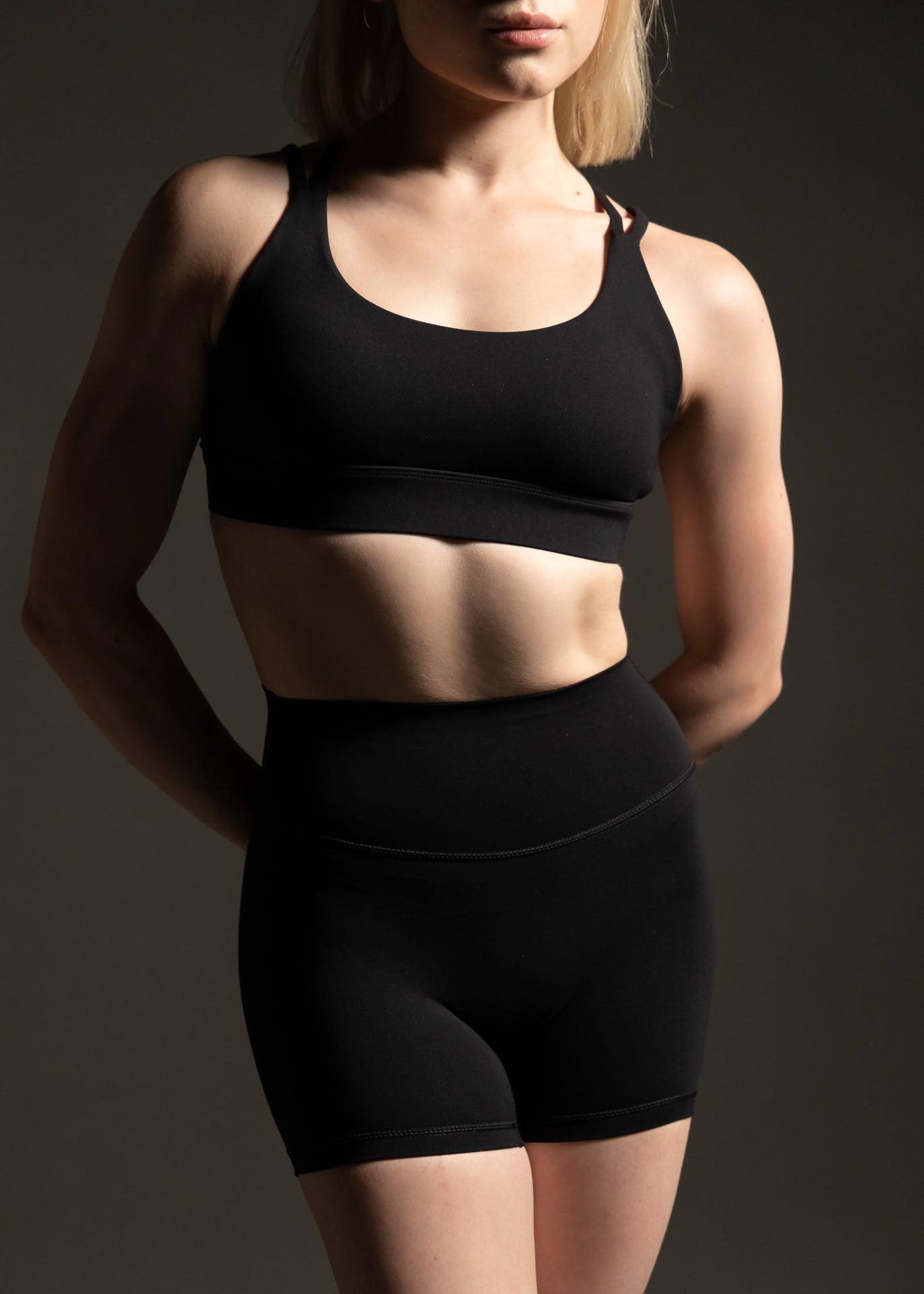 Alpha Black Classic Sports Bra (SALE)