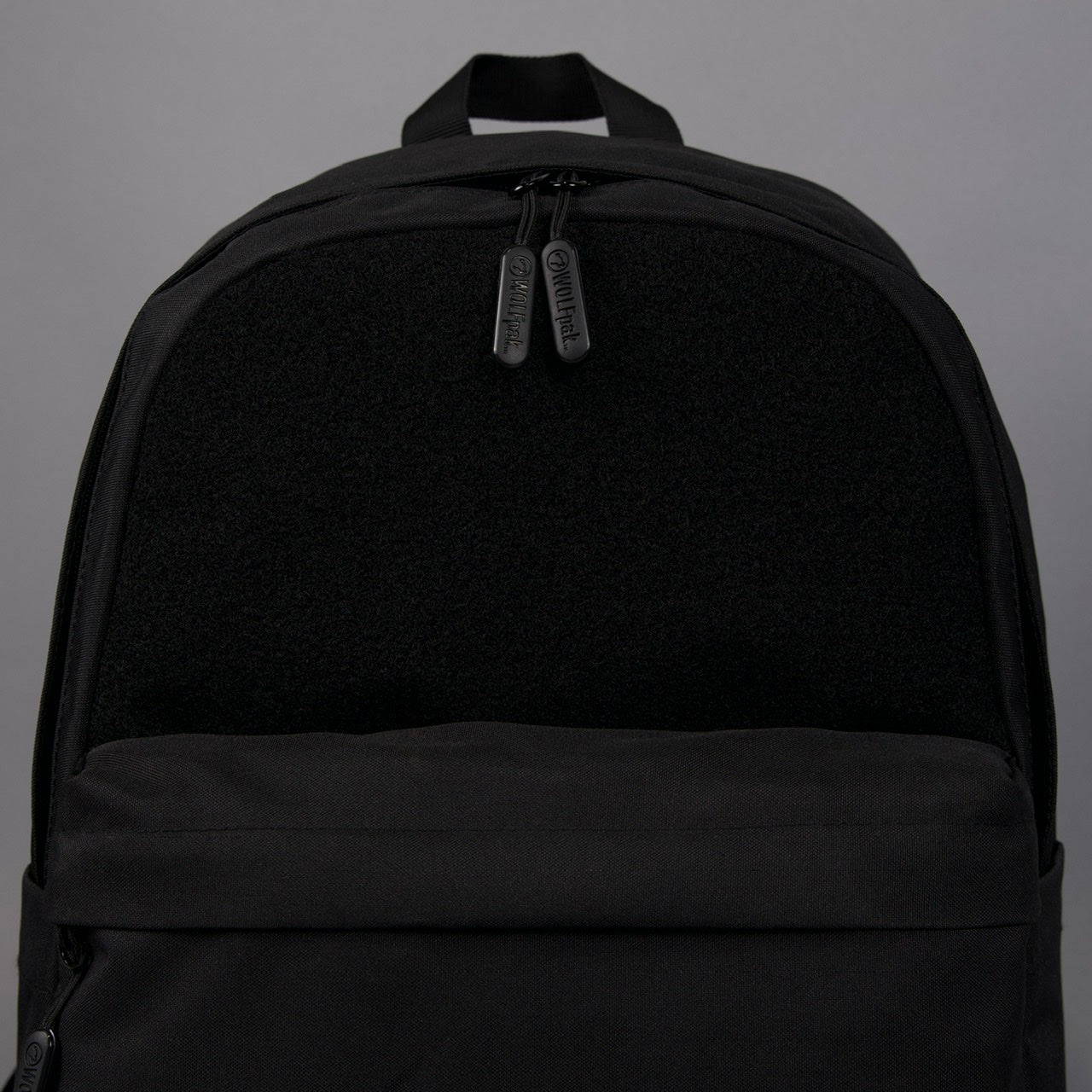Alpha Black Classic Velcro Backpack