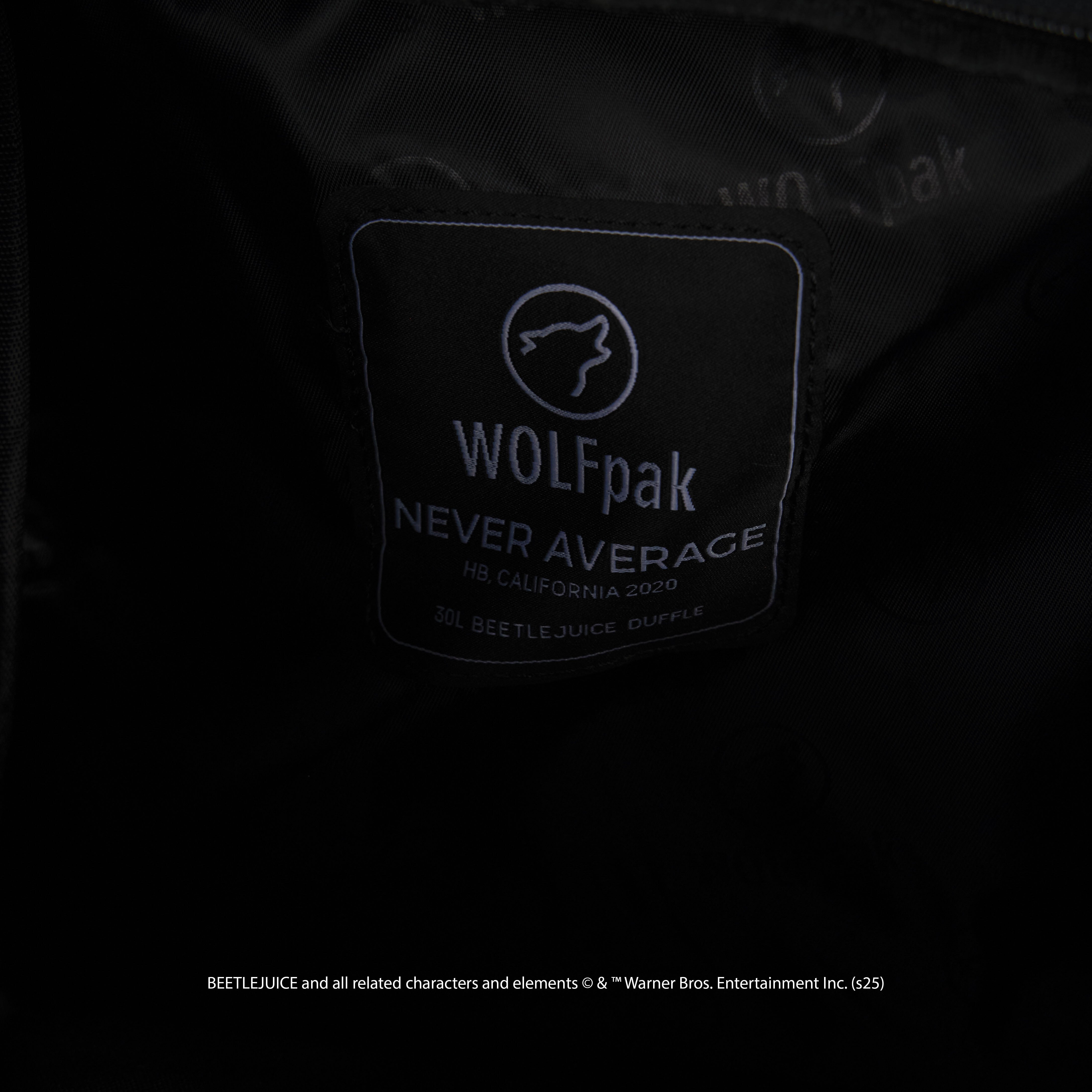 30L Perfect Duffle Bag Beetlejuice