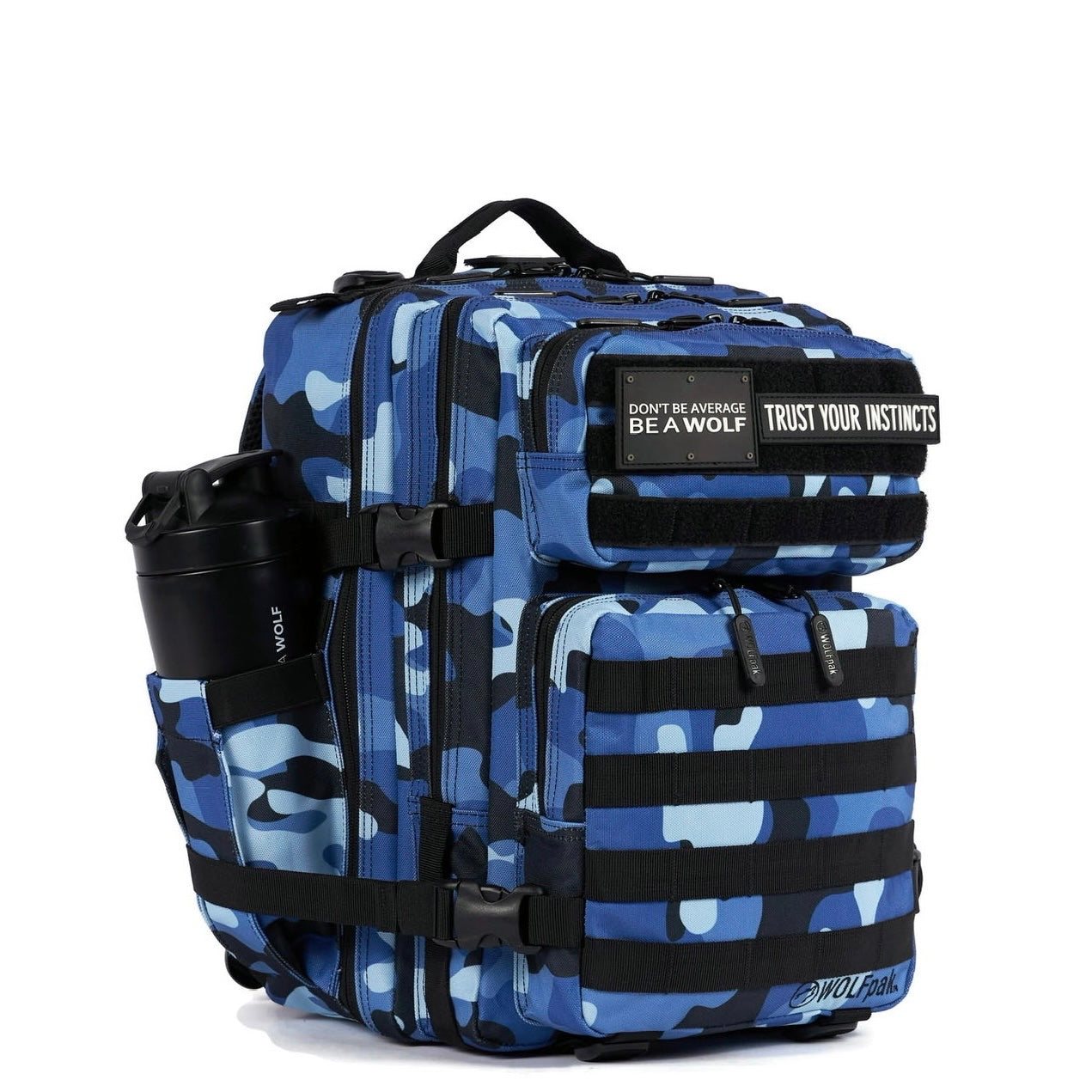 Sac à dos 25L camouflage bleu marine