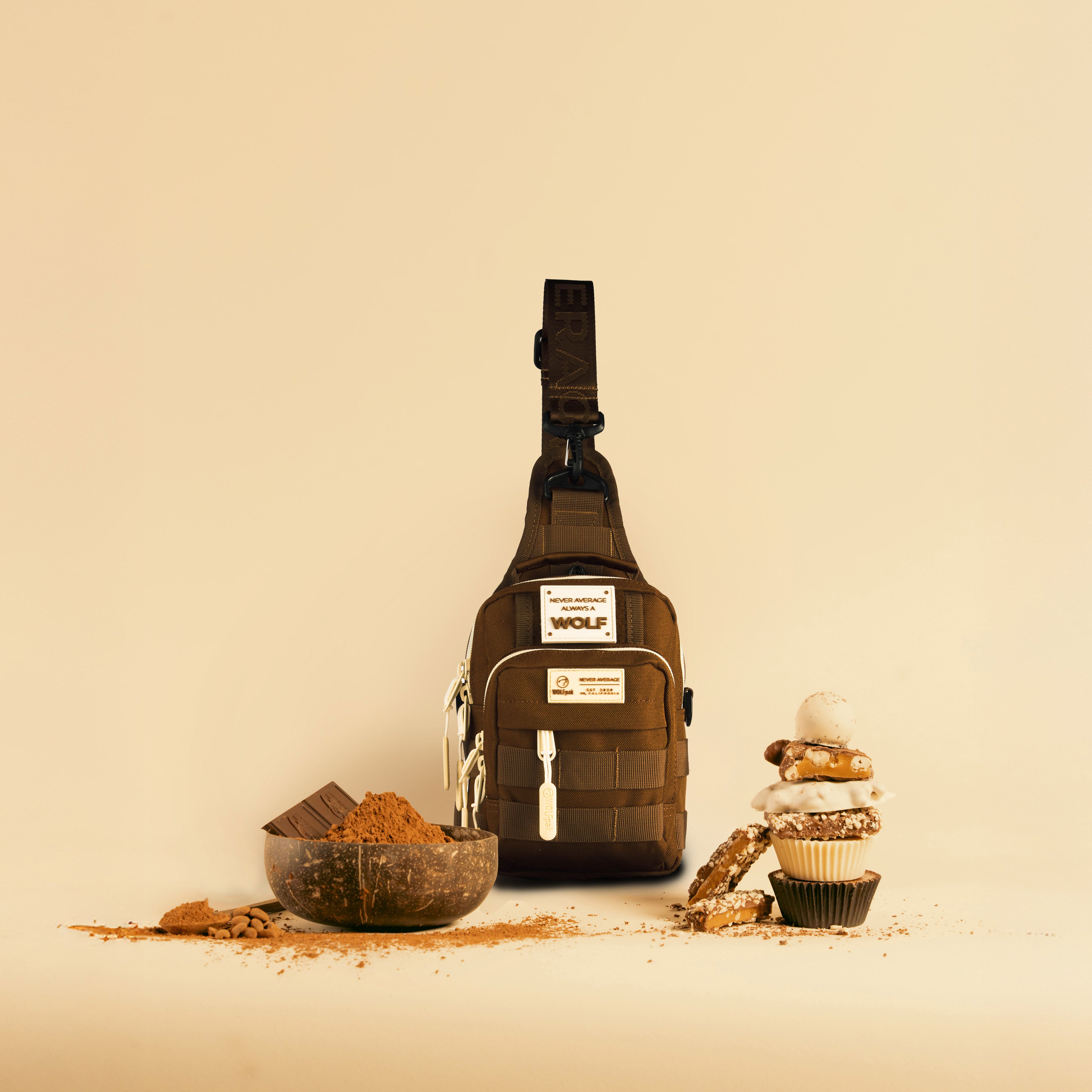 4L Mini Tactical Sling Bag Cocoa