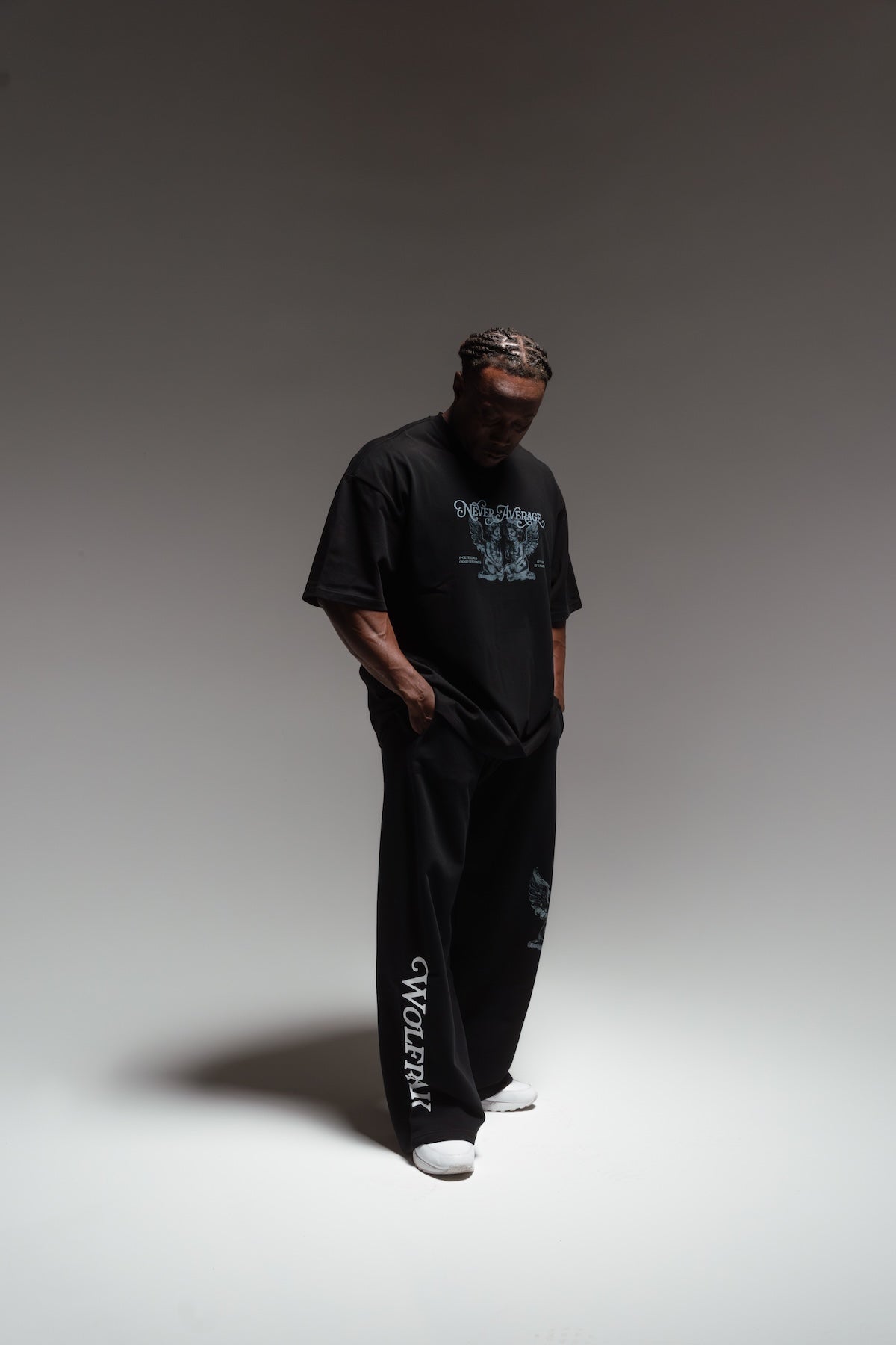 Angels Wide Leg Sweat Pants