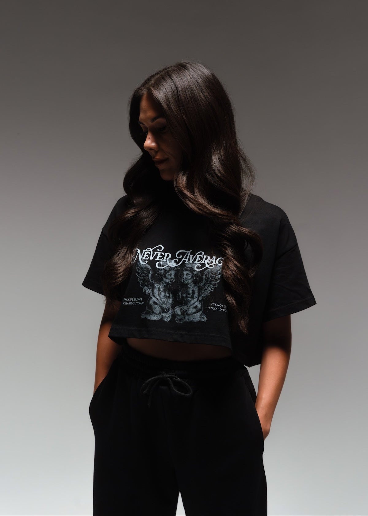 Angels Cropped Tee