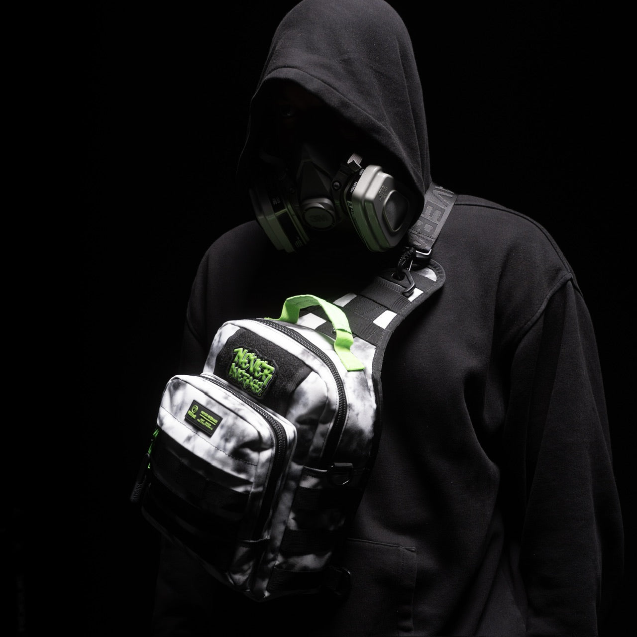 9L Tactical Sling Bag Graffiti Green