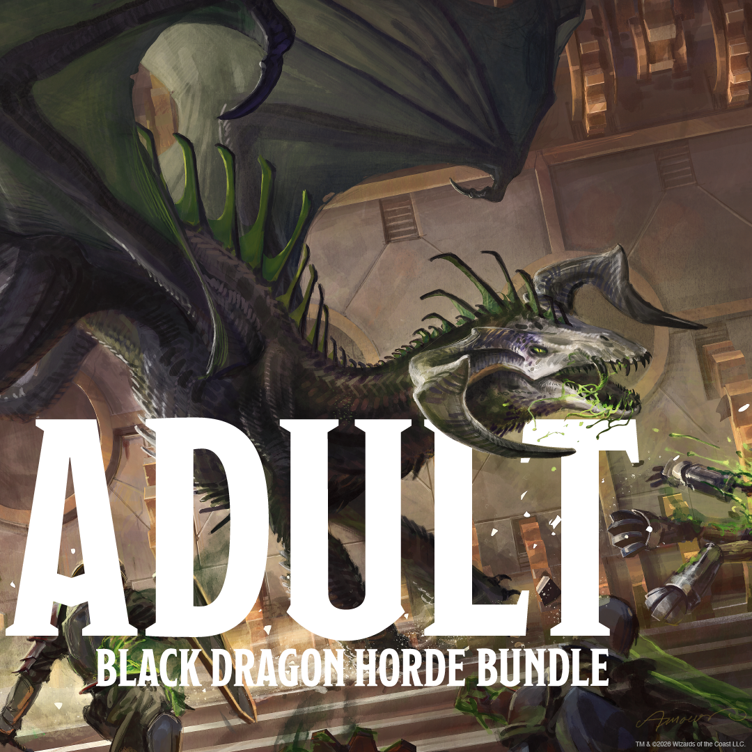 Adult Black Dragon Horde Bundle