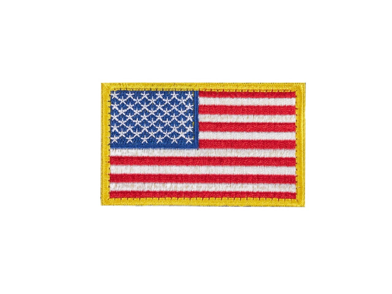 American Flag w/ Gold Fringe