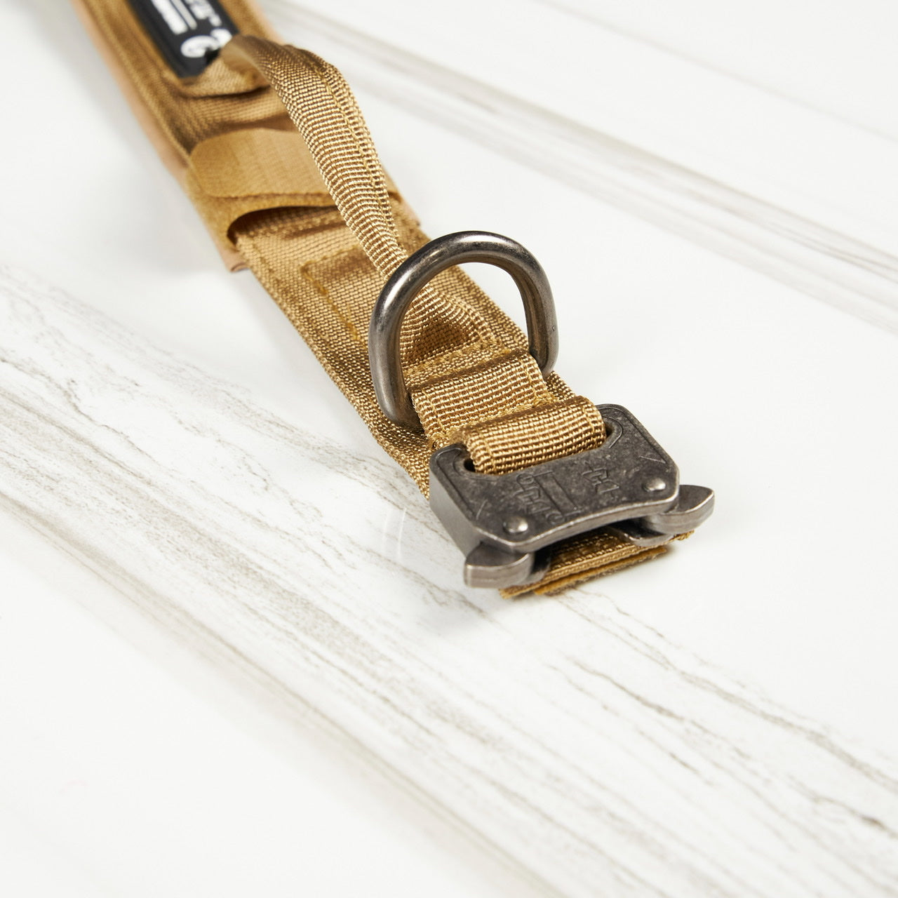 Tactical Nylon Dog Collar Khaki