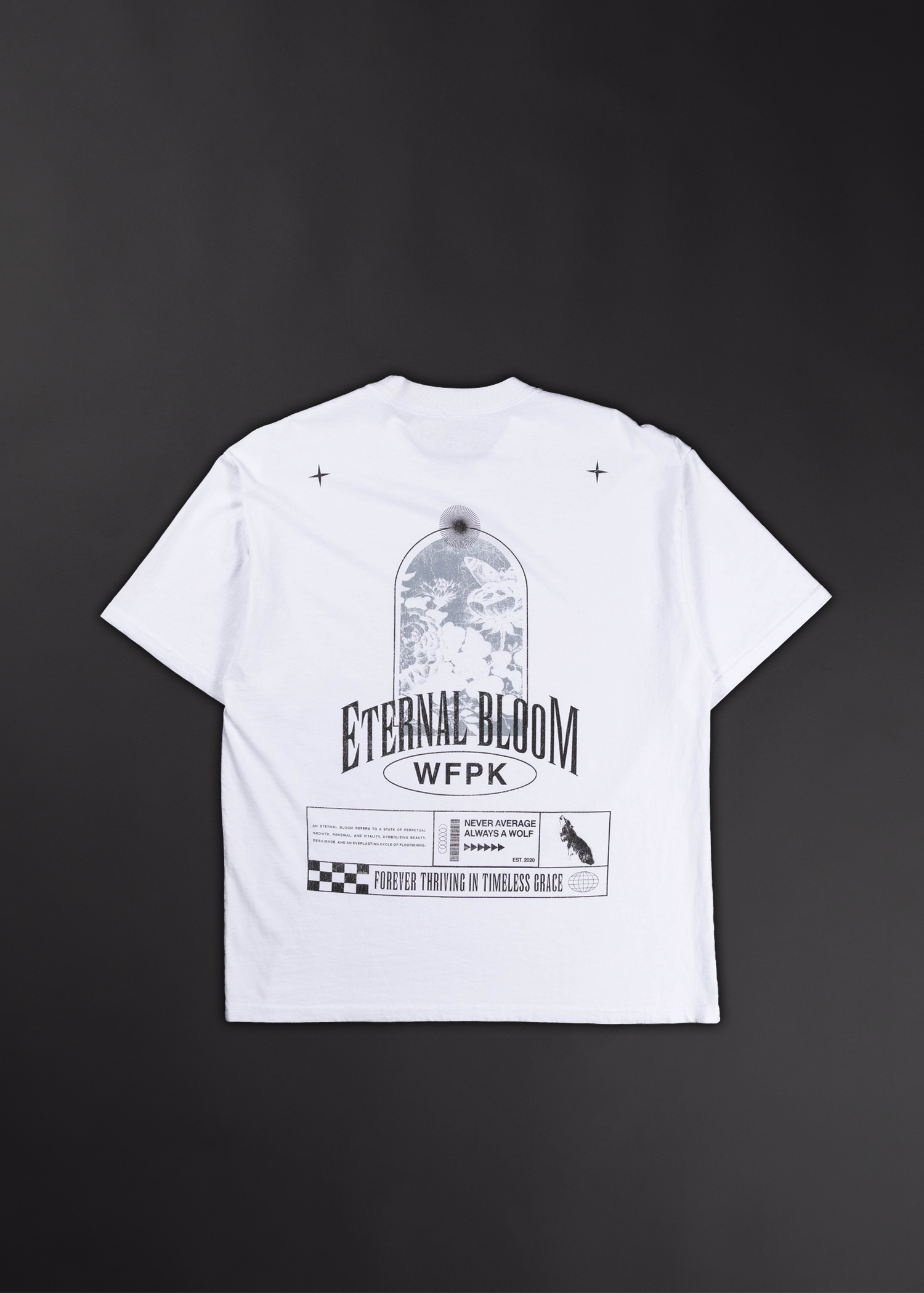Eternal Bloom Graphic T-Shirt Bundle White