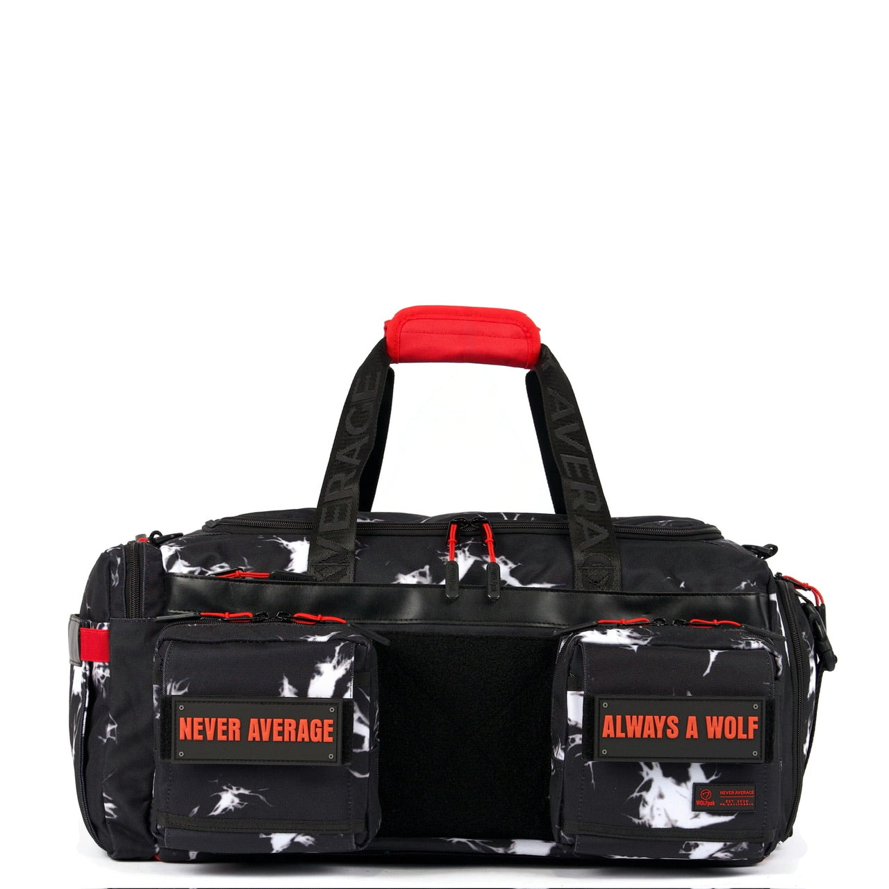 Sac de sport Ultimate 40L Noir Lightning Immortal Red