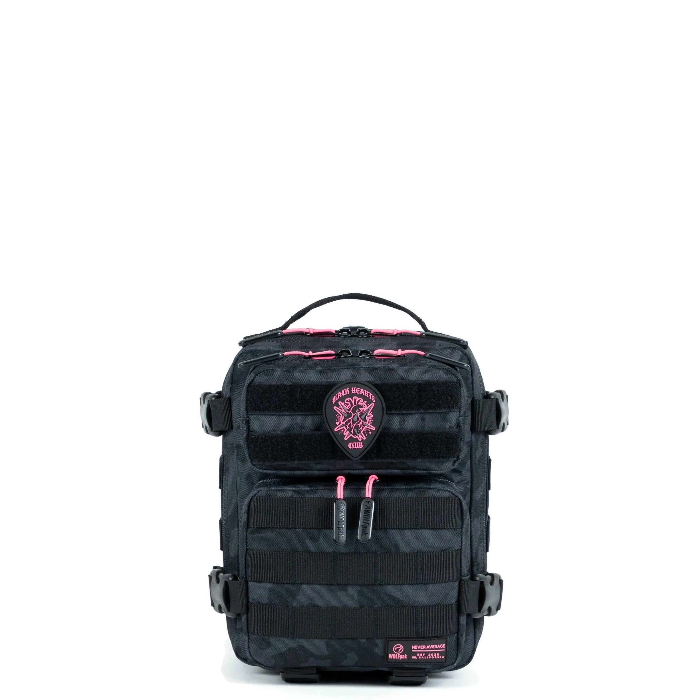 9L Backpack Mini Black Hearts